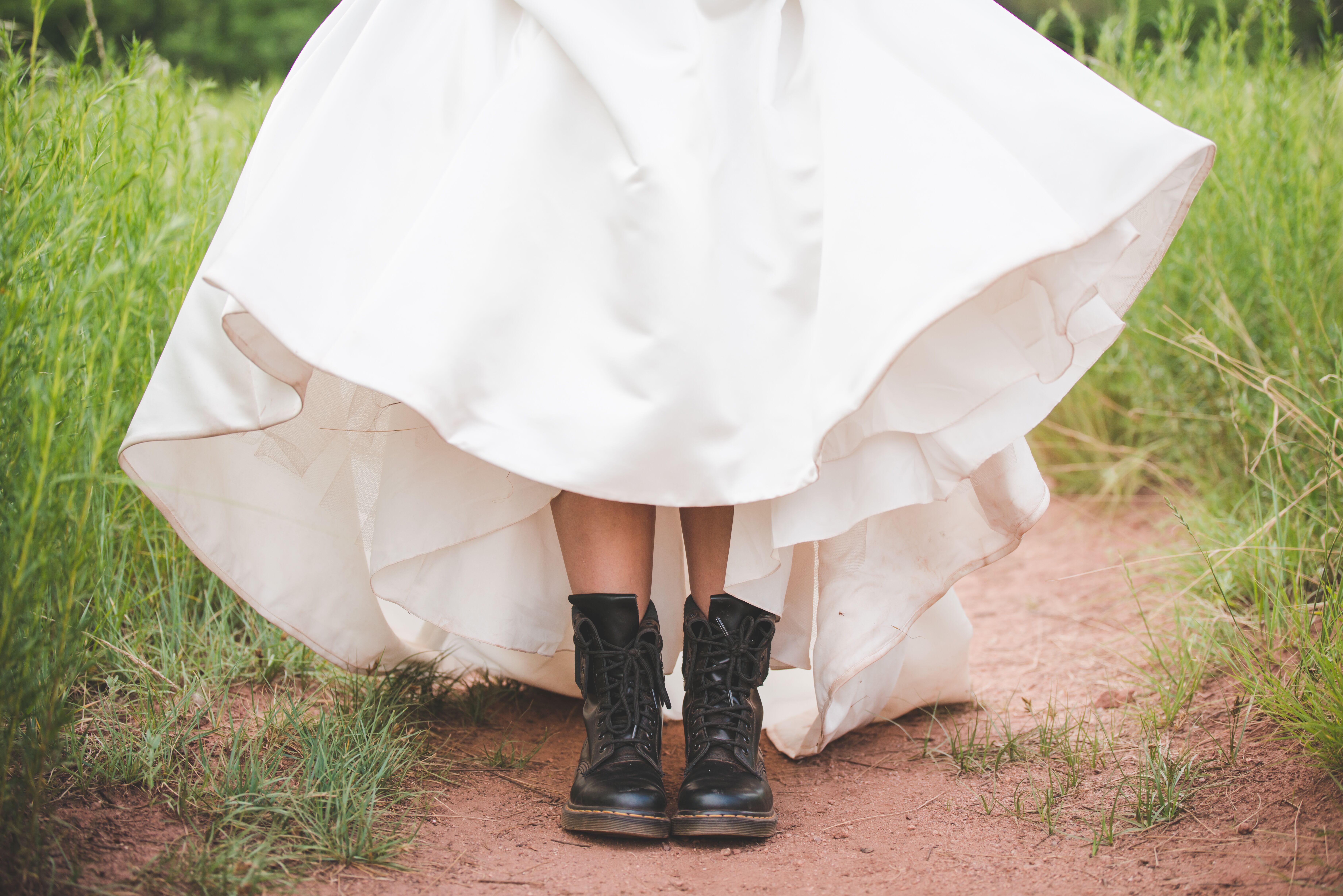 doc martens wedding dress