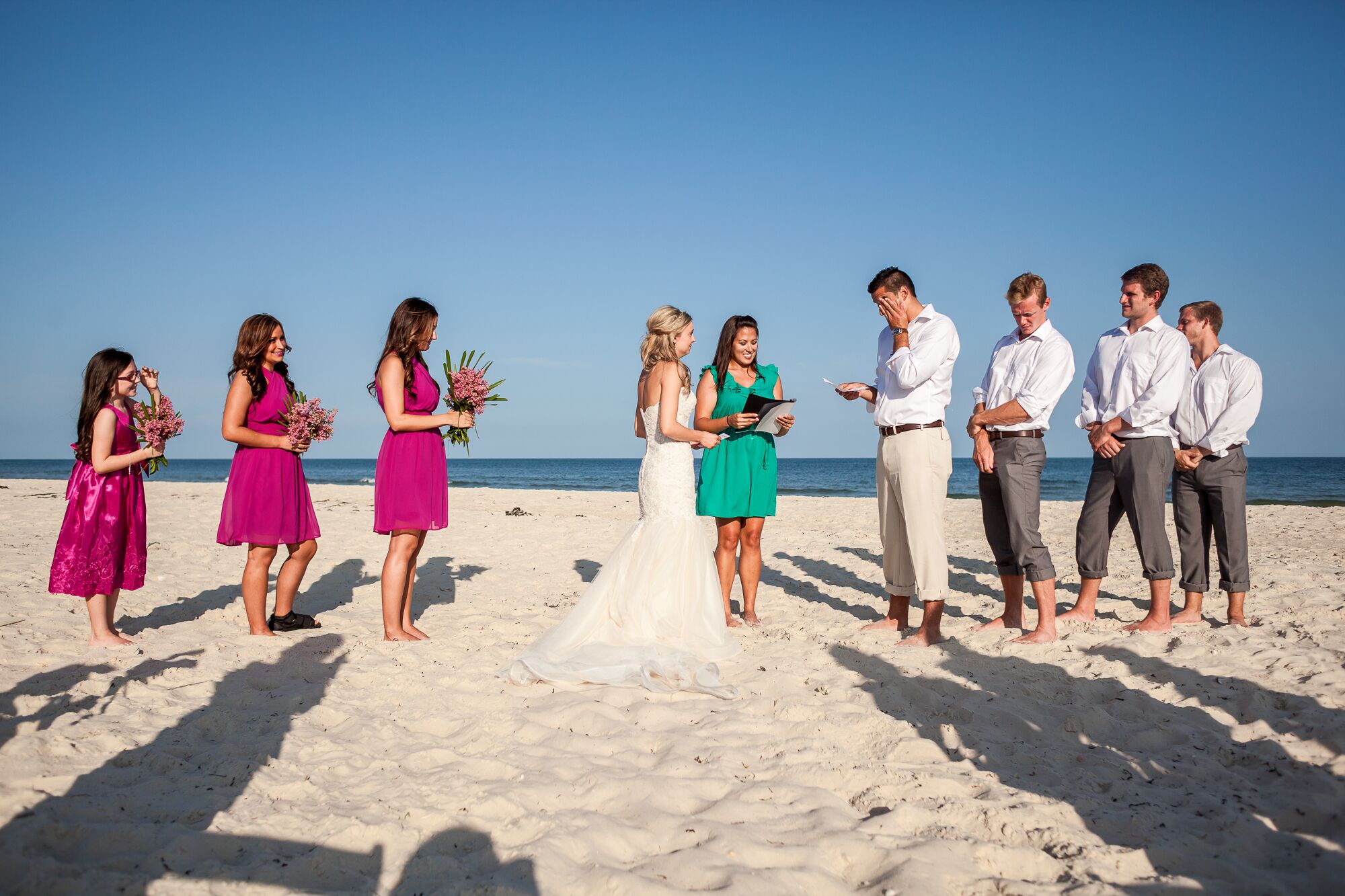 Beach Wedding Party Attire