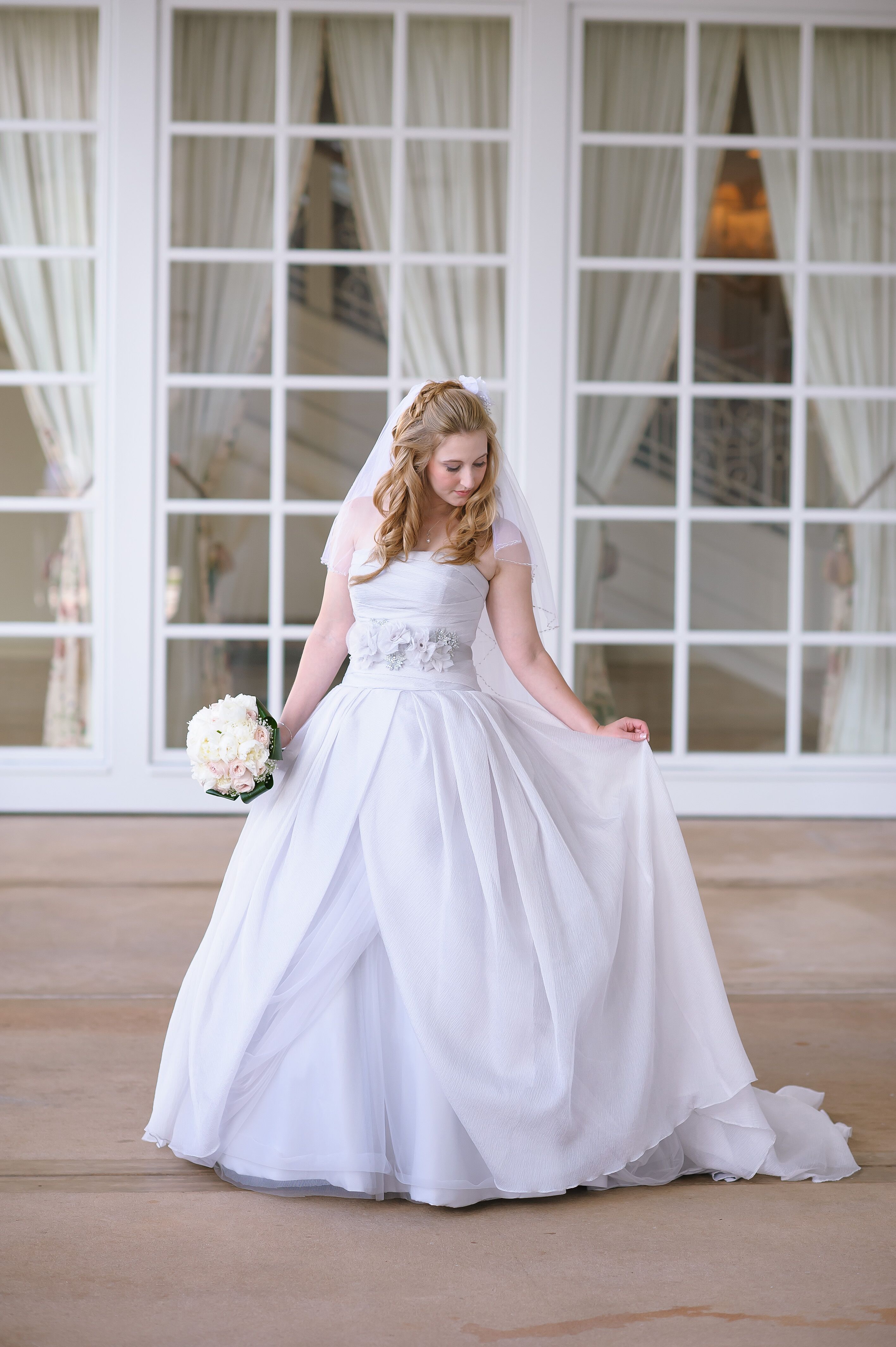 White by vera wang davids bridal sale