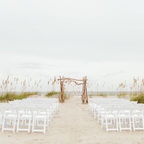 Handcrafted Driftwood and Shell Wedding Arch