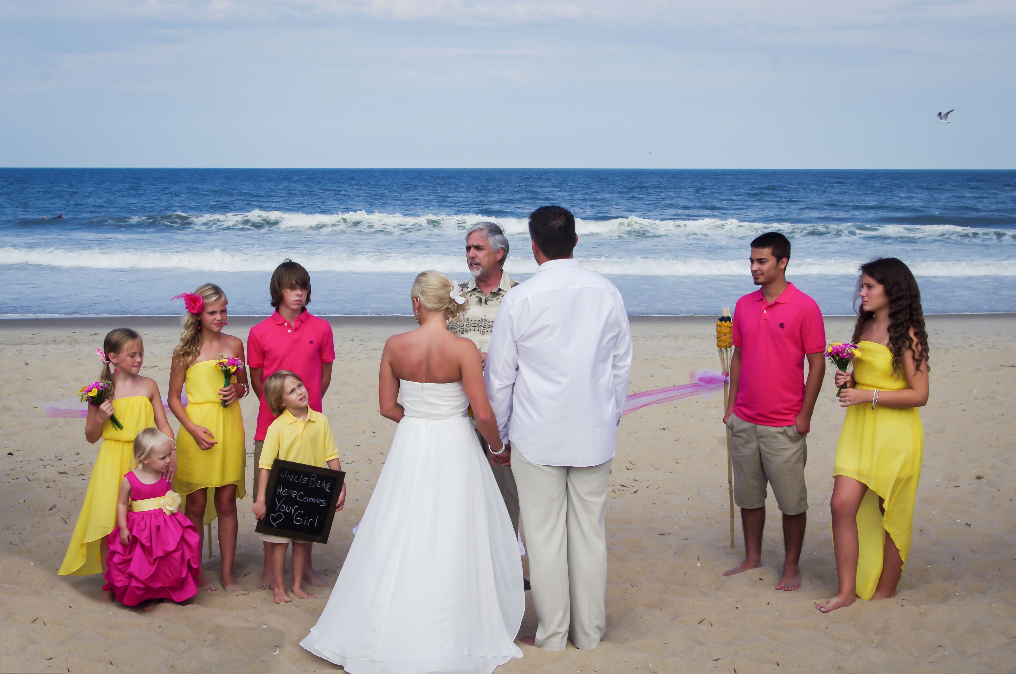 Waterfront Ceremony on Croatan Beach