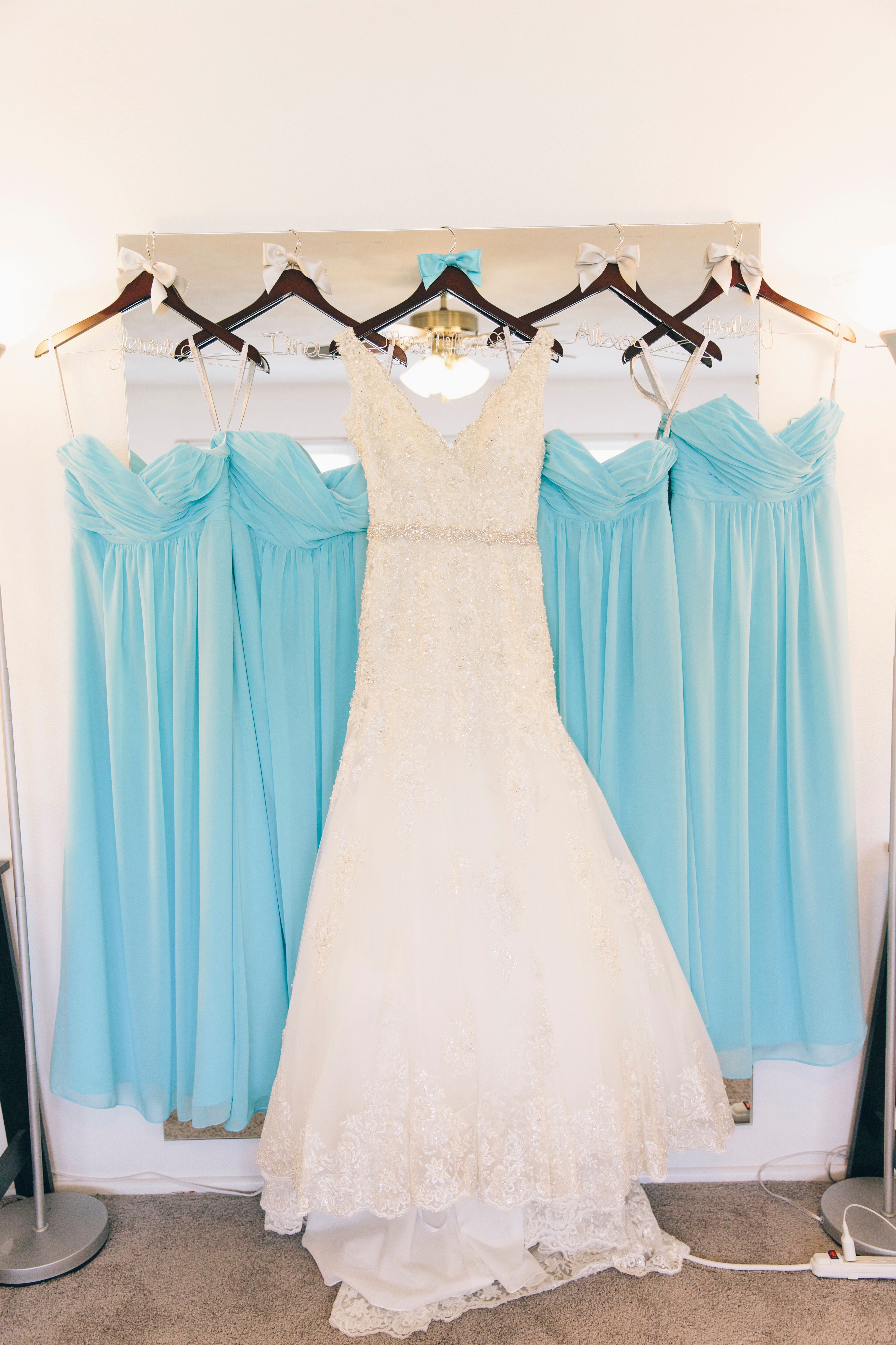 Light Turquoise Bridesmaid Dresses