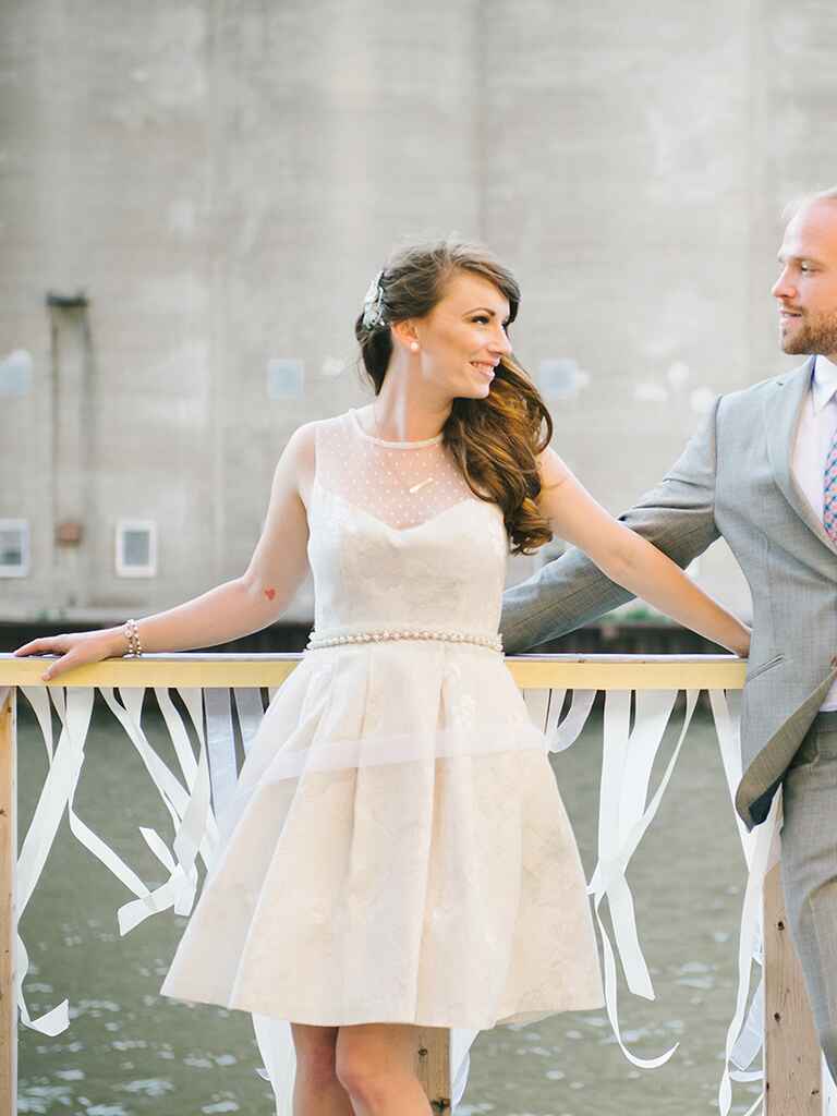 15 Short and Simple Wedding  Dresses  That Stun