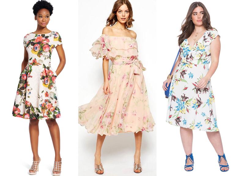 Guest Attire: Floral Dresses Perfect for Summer Weddings