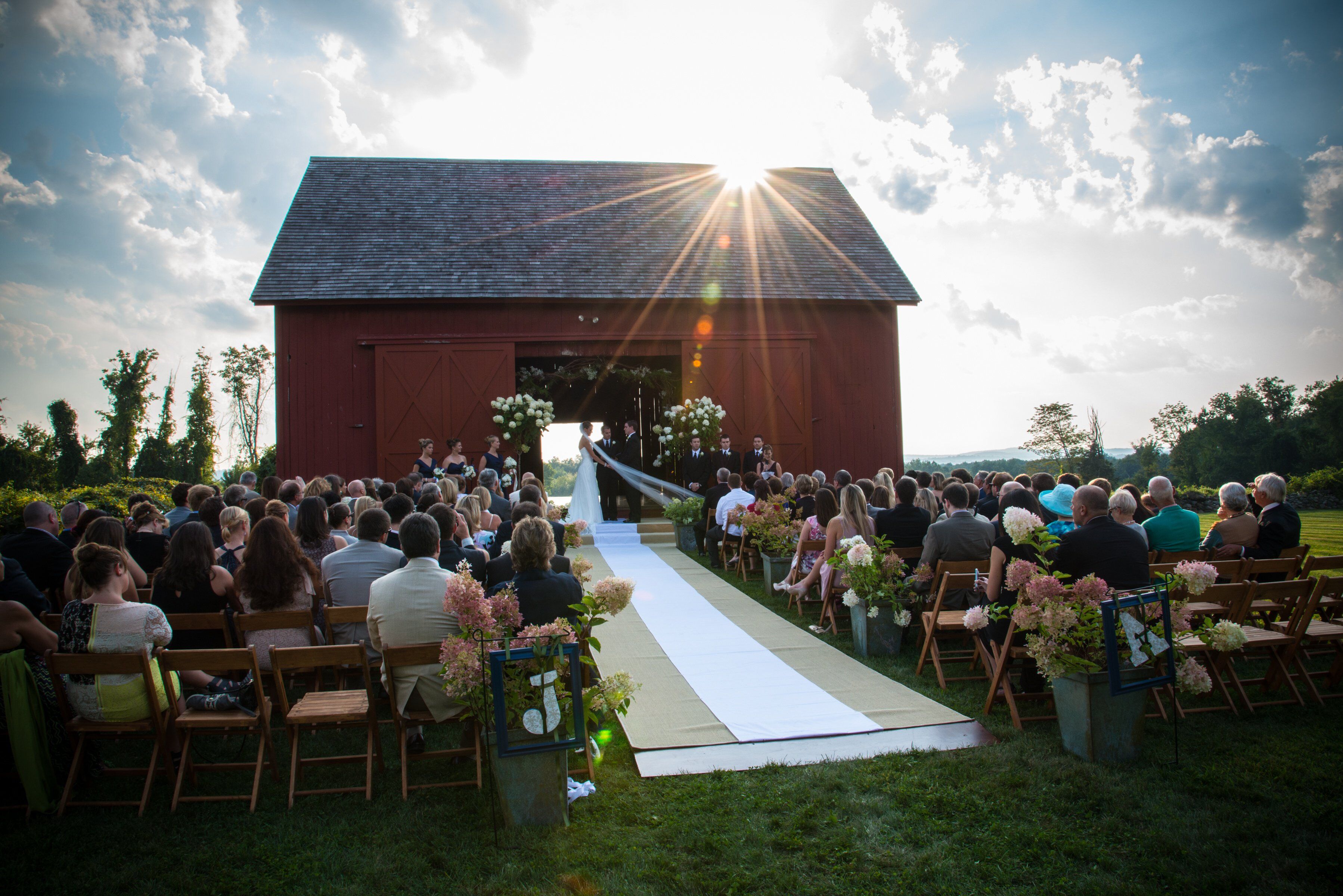 Barn Wedding Ceremony