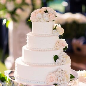 Tall White and Green Hydrangea Centerpieces