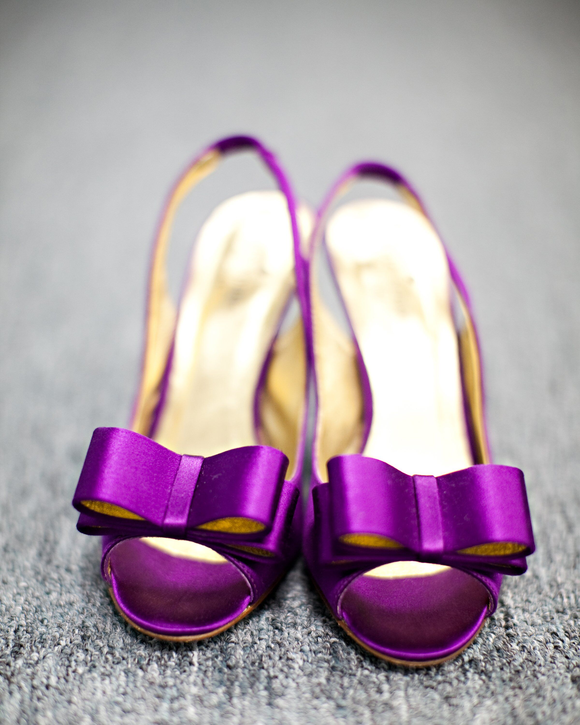 Purple Bridal Shoes