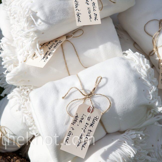 Ivory Blanket Scarf Personalized Wedding Blanket Favors Winter -  Canada