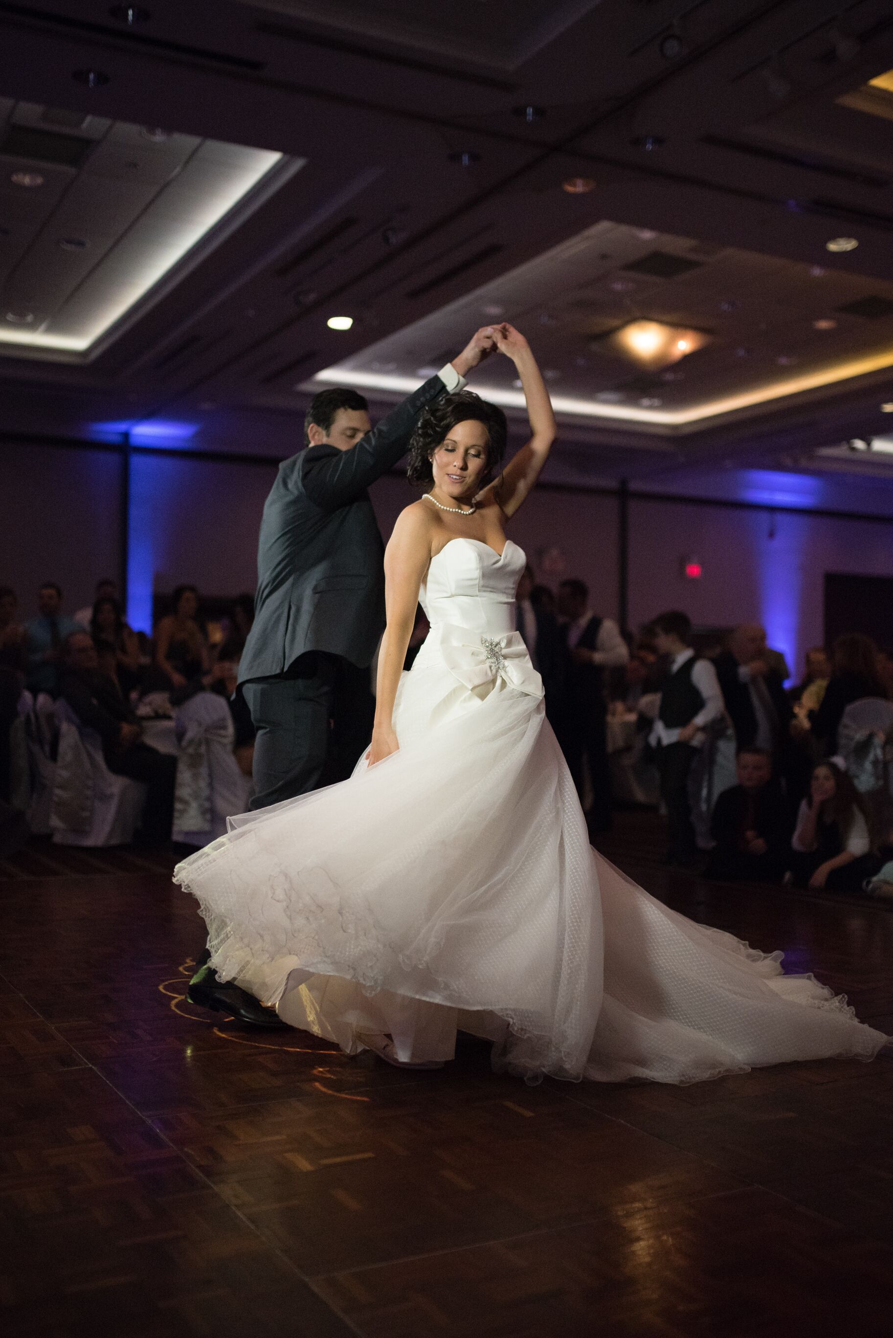 Newlywed First Dance Compliments the Bride s Ball Gown Wedding Dress