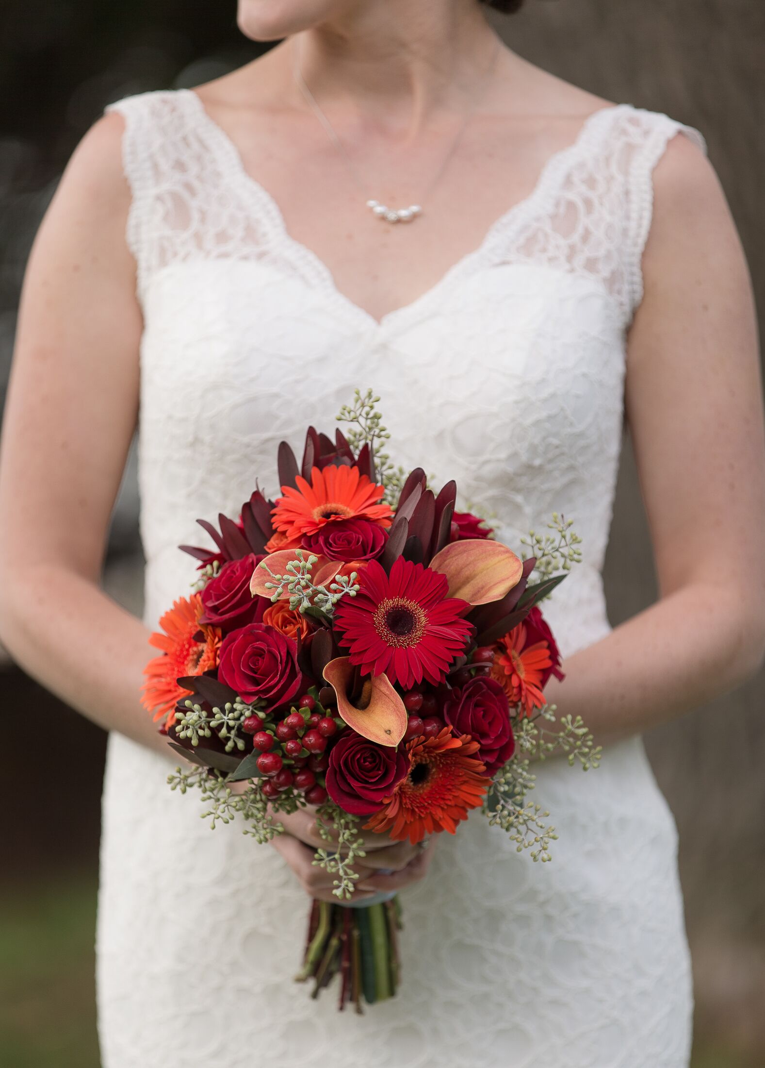 Daisy, Lily, and Rose Bouquet