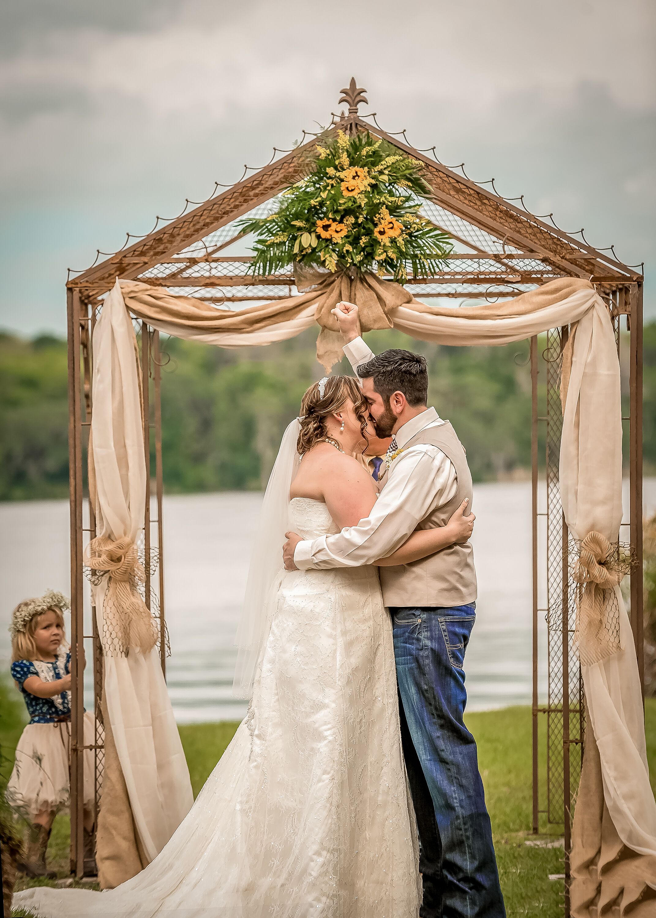 A Rustic, Outdoor Wedding in DeLand, Florida
