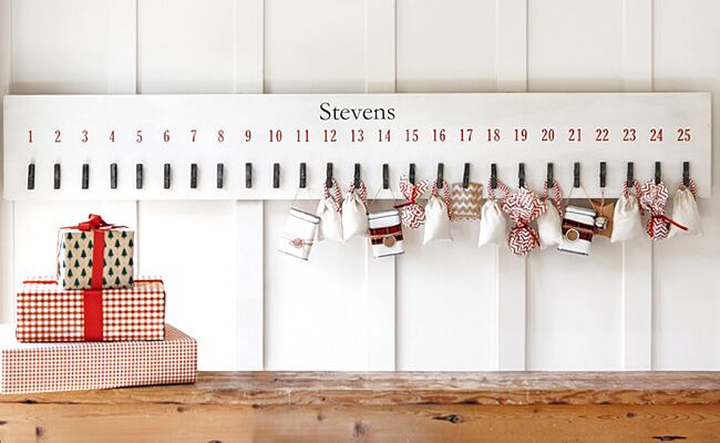 An Easy Diy To Replicate Pottery Barn S Holiday Advent Calendar