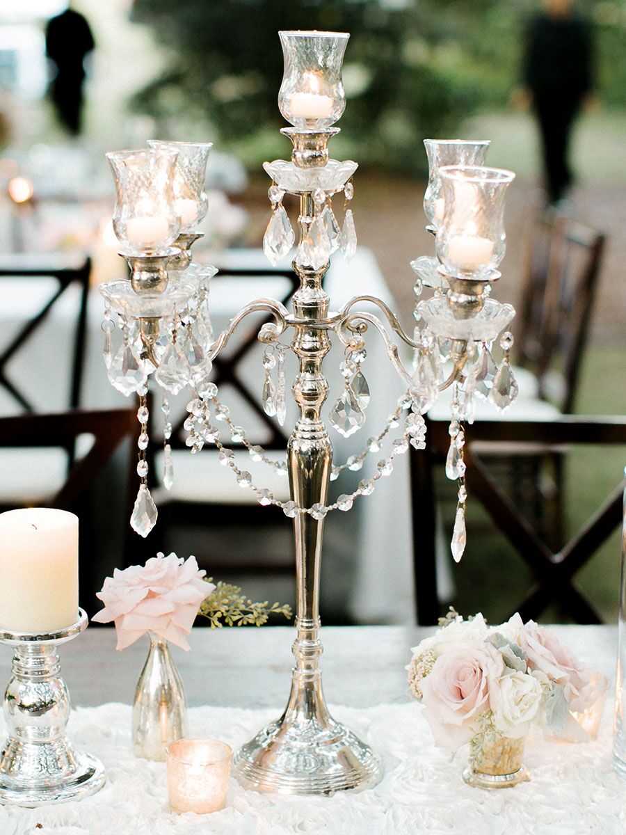 Bling Centerpieces for a Glamorous Wedding