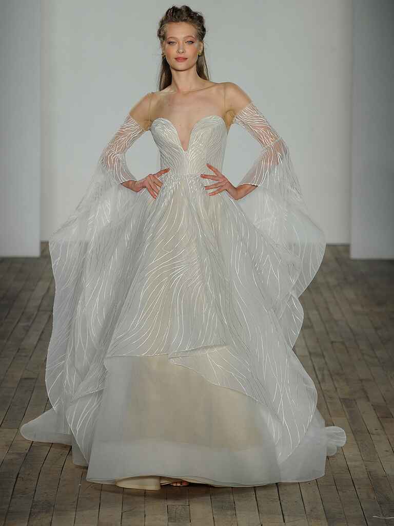 Hayley Paige Fall 2018 Collection: Bridal Fashion Week Photos