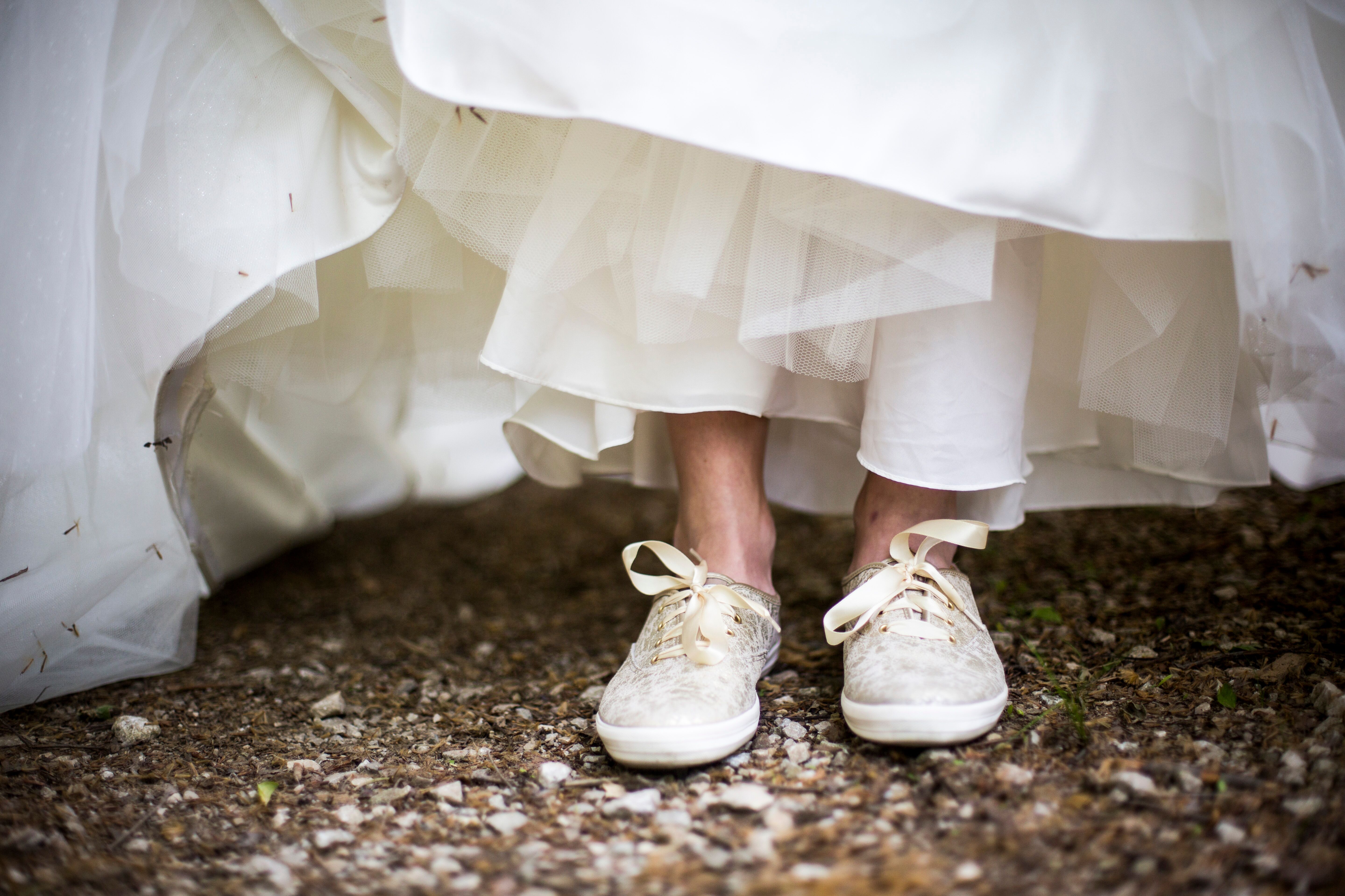 sparkly keds for wedding