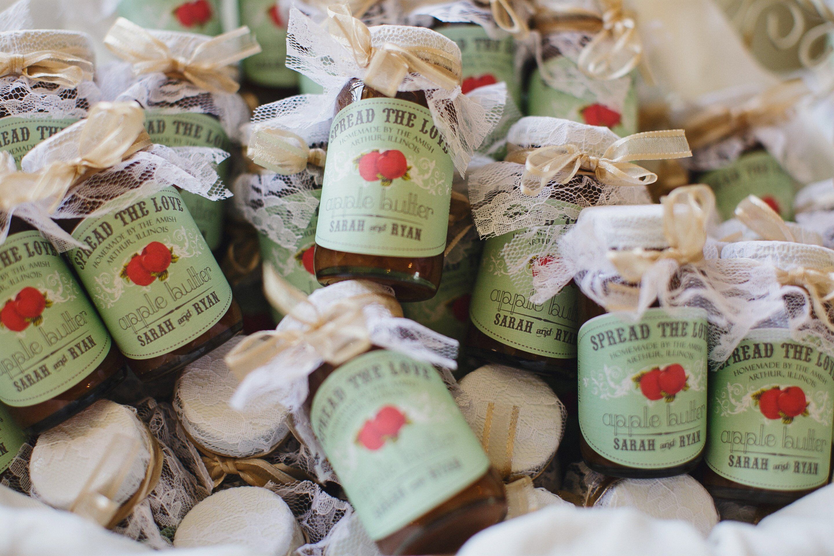 Apple Butter Wedding Favors