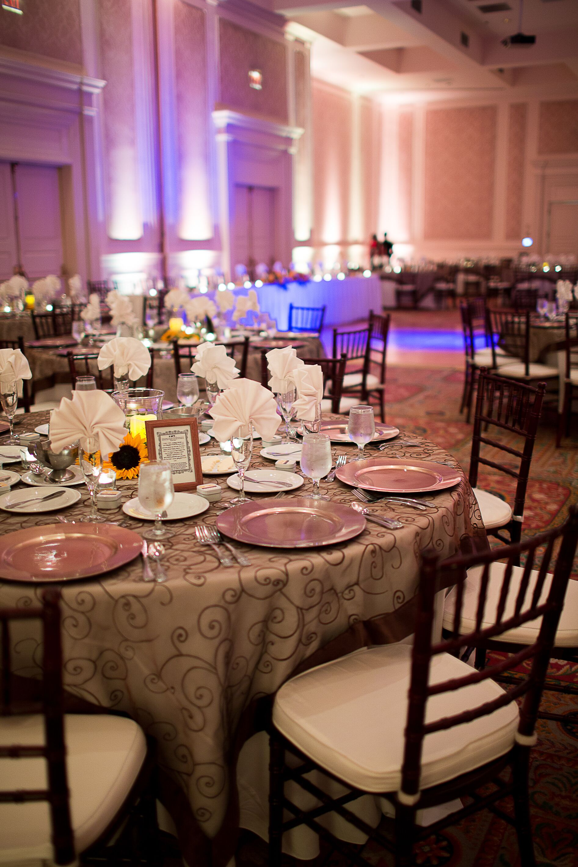 Reception at Founders Inn Ballroom