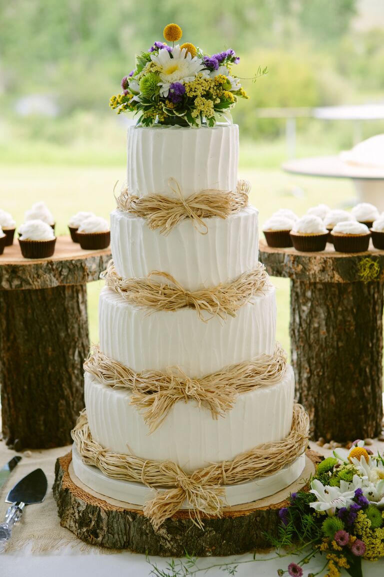 7 Beautiful Buttercream  Frosted Wedding  Cakes  crazyforus