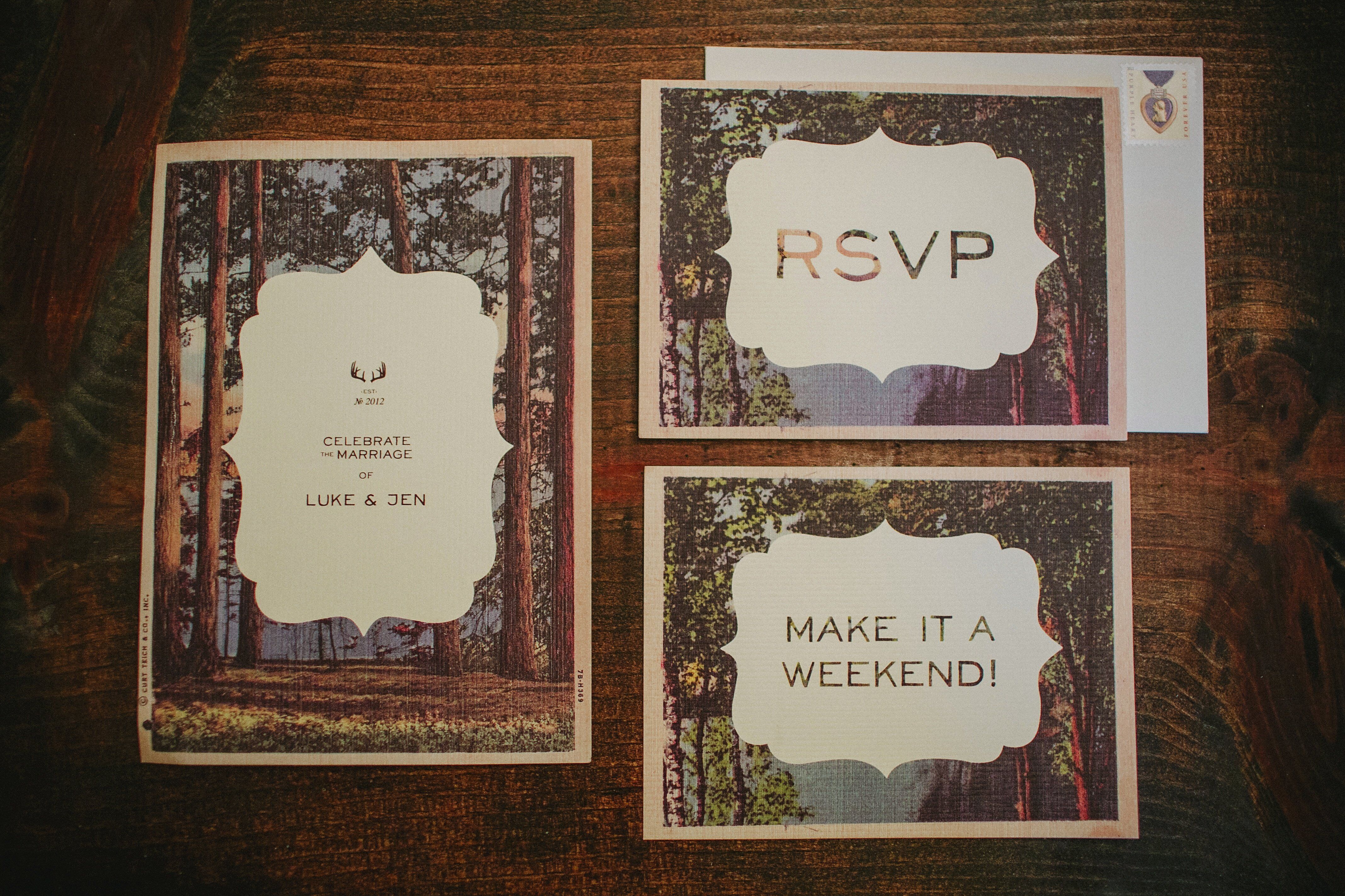 Forest Invitation Suite