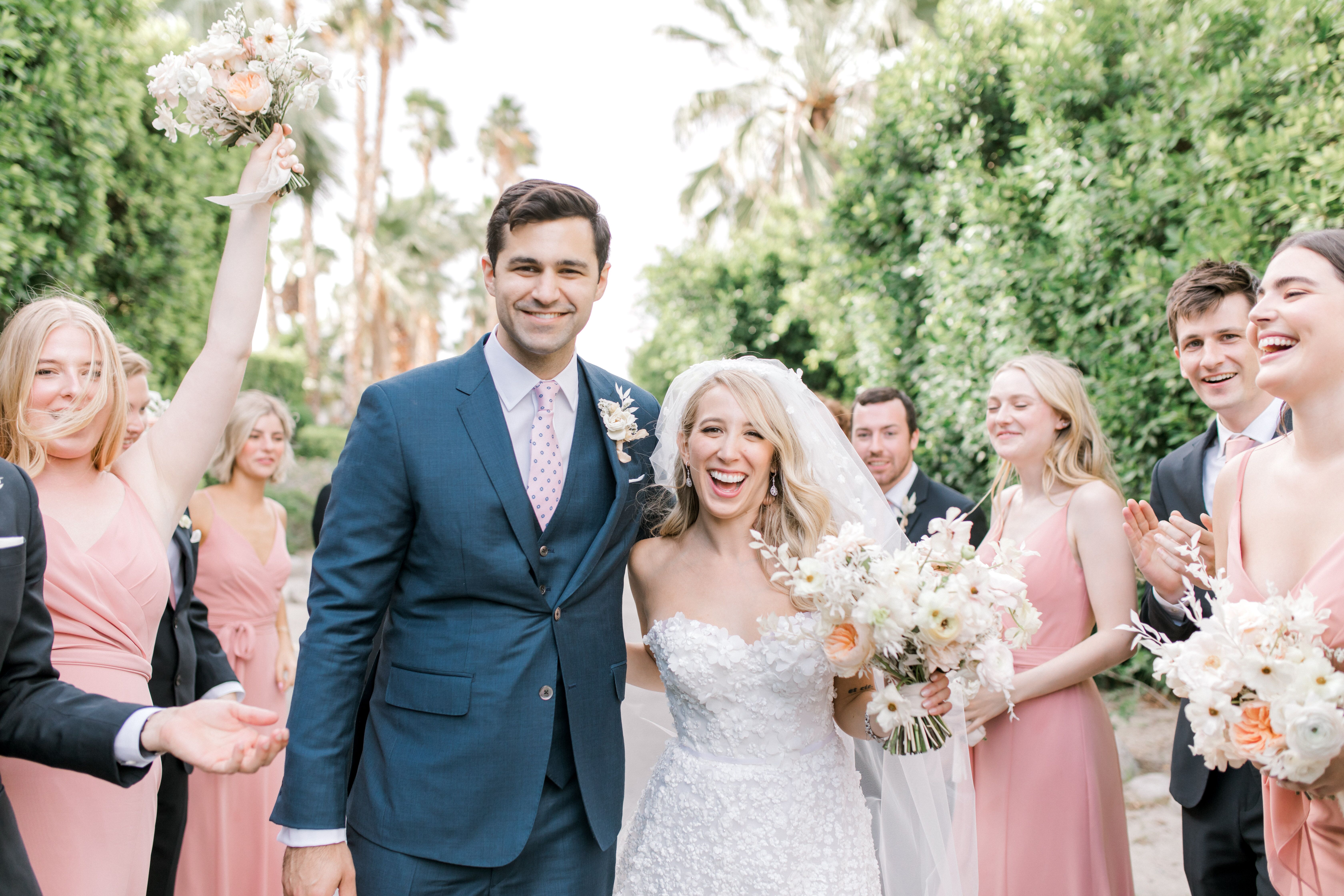 A Romantic Mid Century Style Wedding At The Frederick Loewe Estate In Palm Springs California