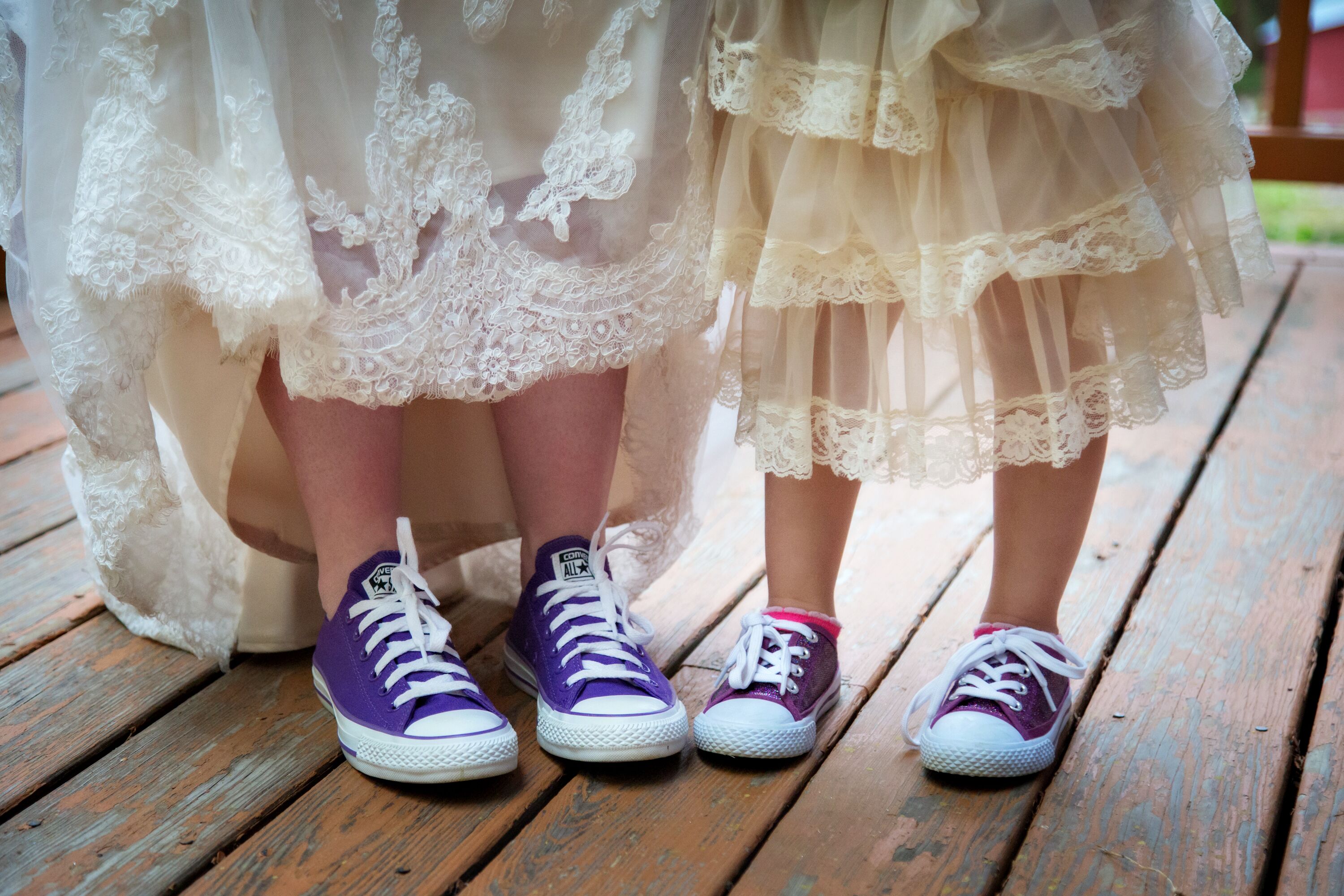 lavender converse wedding
