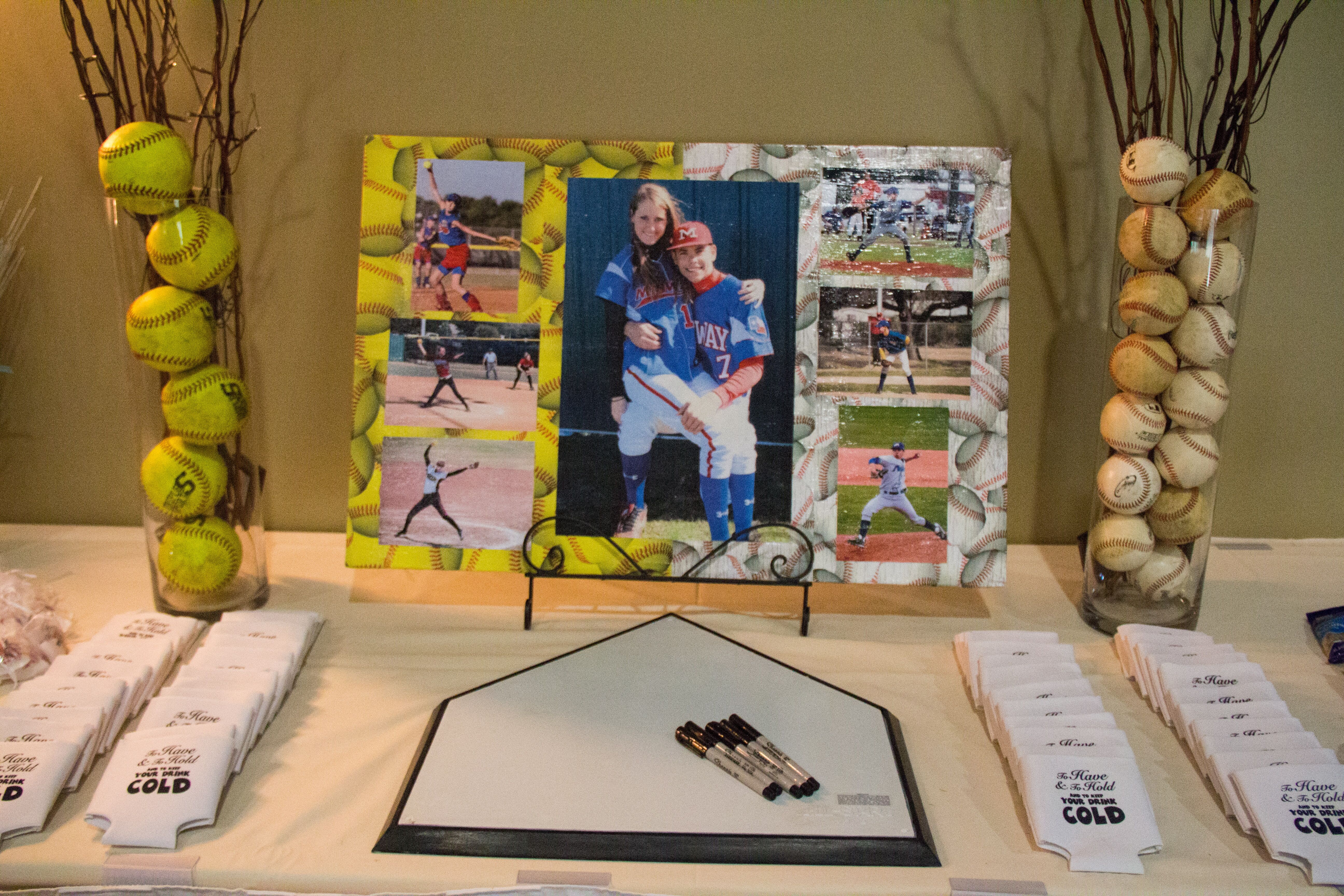 Baseball-Themed Home Plate Guest Book5184 x 3456