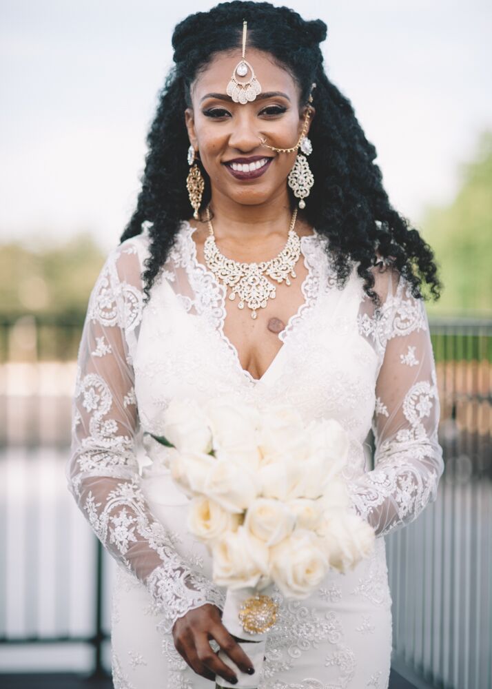 African inspired best sale wedding dress