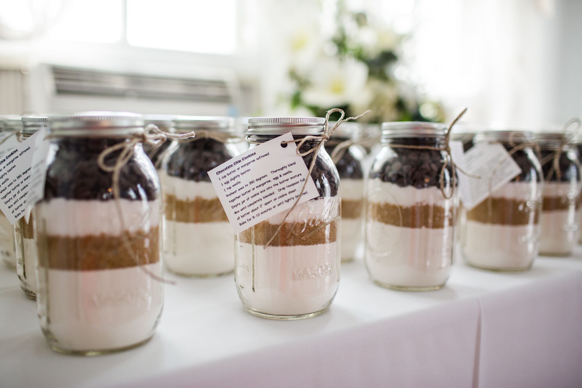 Cookie Mix Mason  Jar  Wedding  Favors 