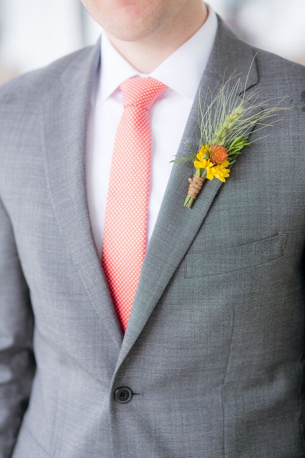 Colorful Sunflower, Thistle and Wildflower Bouquet