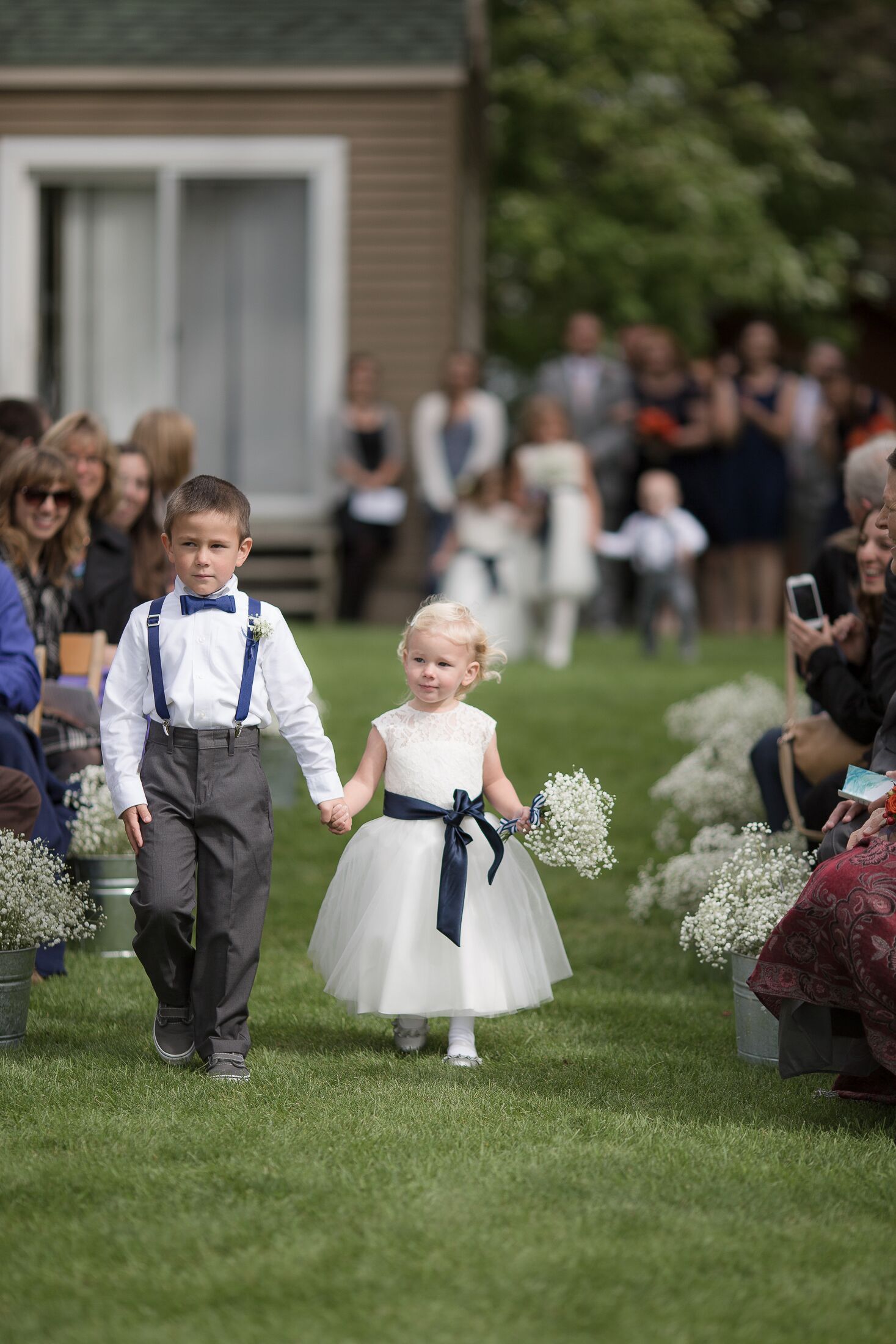 The bay outlet flower girl dresses