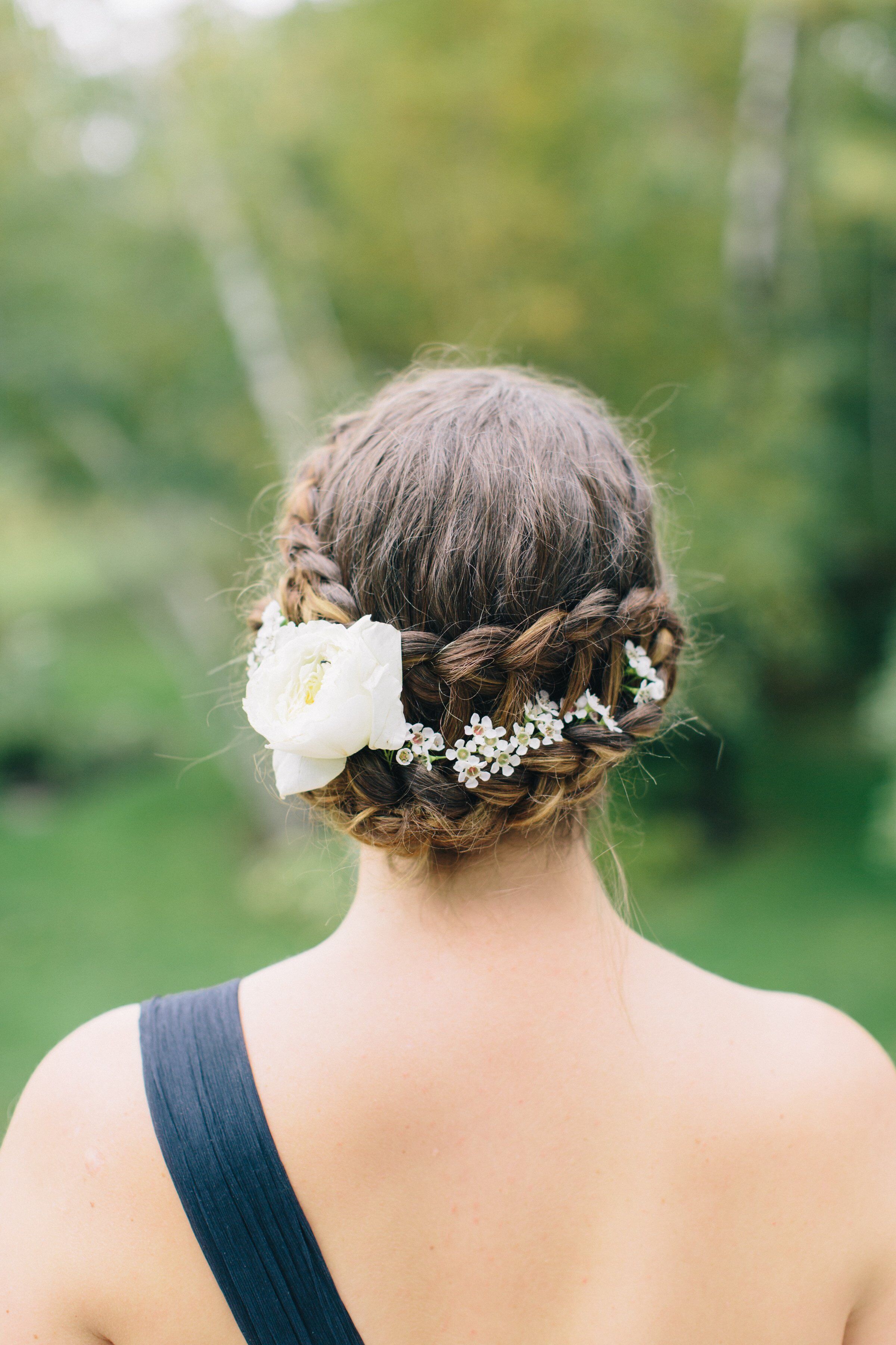 Braided Bridesmaid Updo