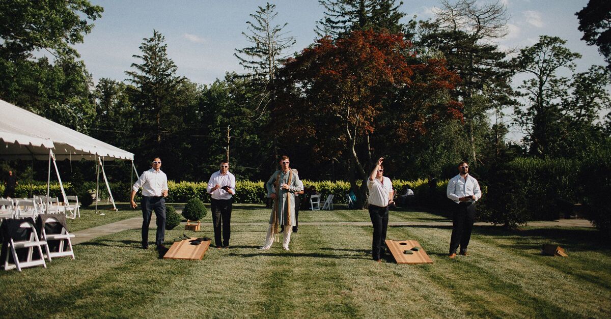 wedding lawn games