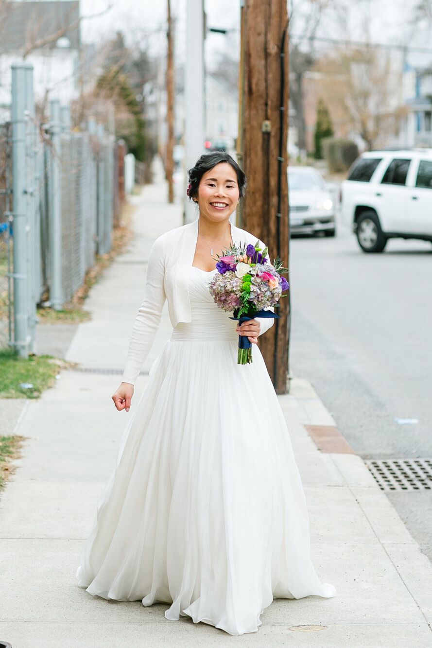 Dress with 2024 blazer for wedding