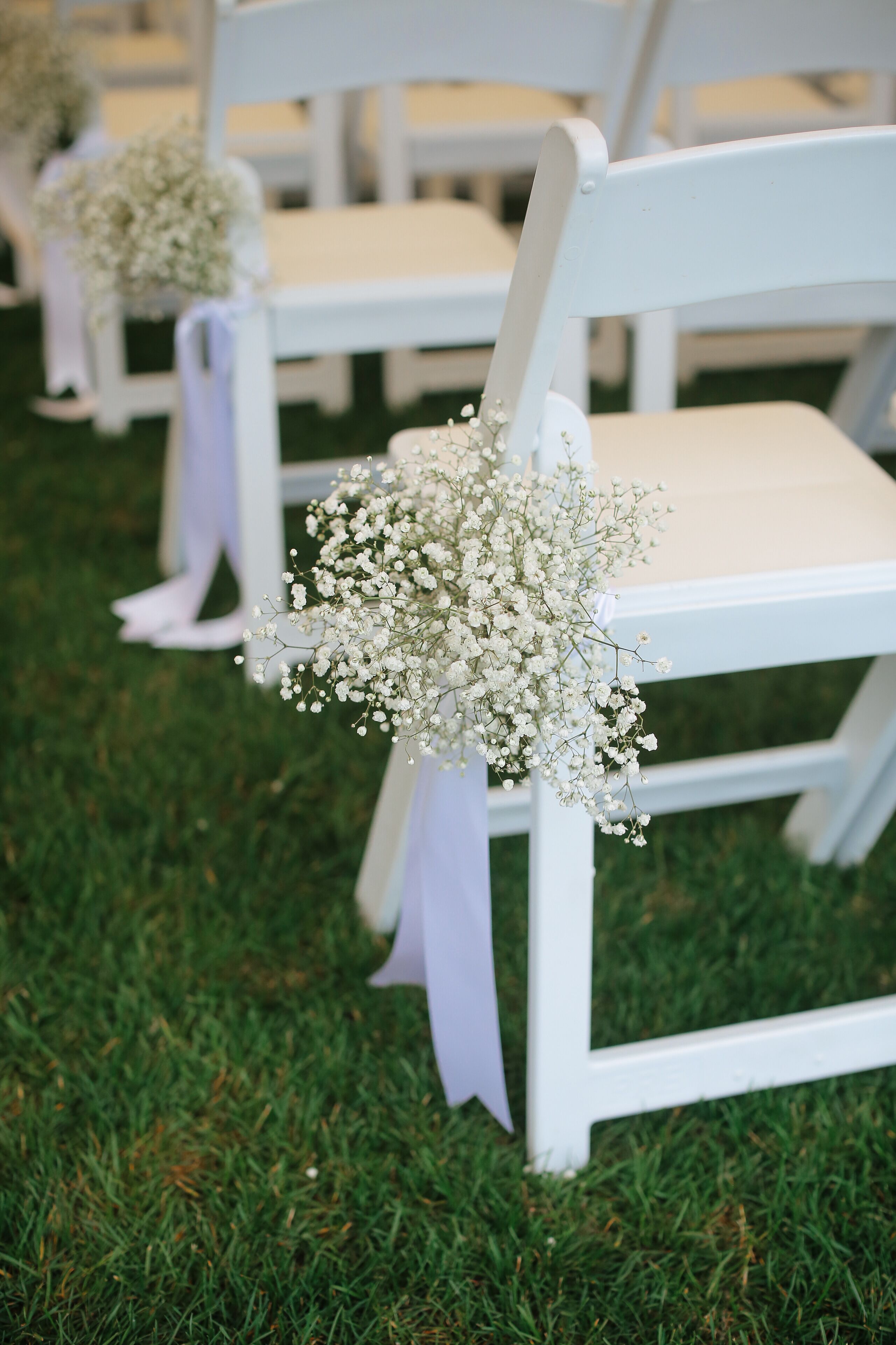 Baby's Breath Aisle Arrangements