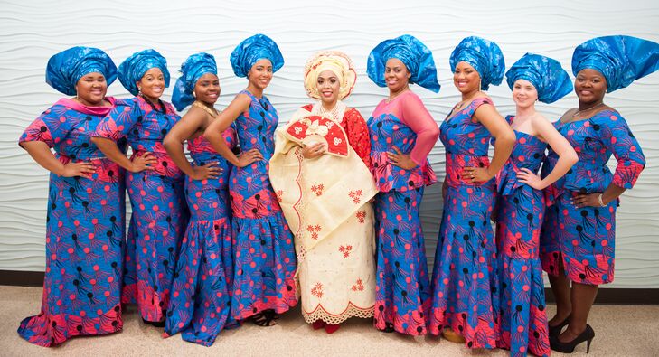 A Winter Nigerian Wedding at Riverdale Town Center in Riverdale, Georgia