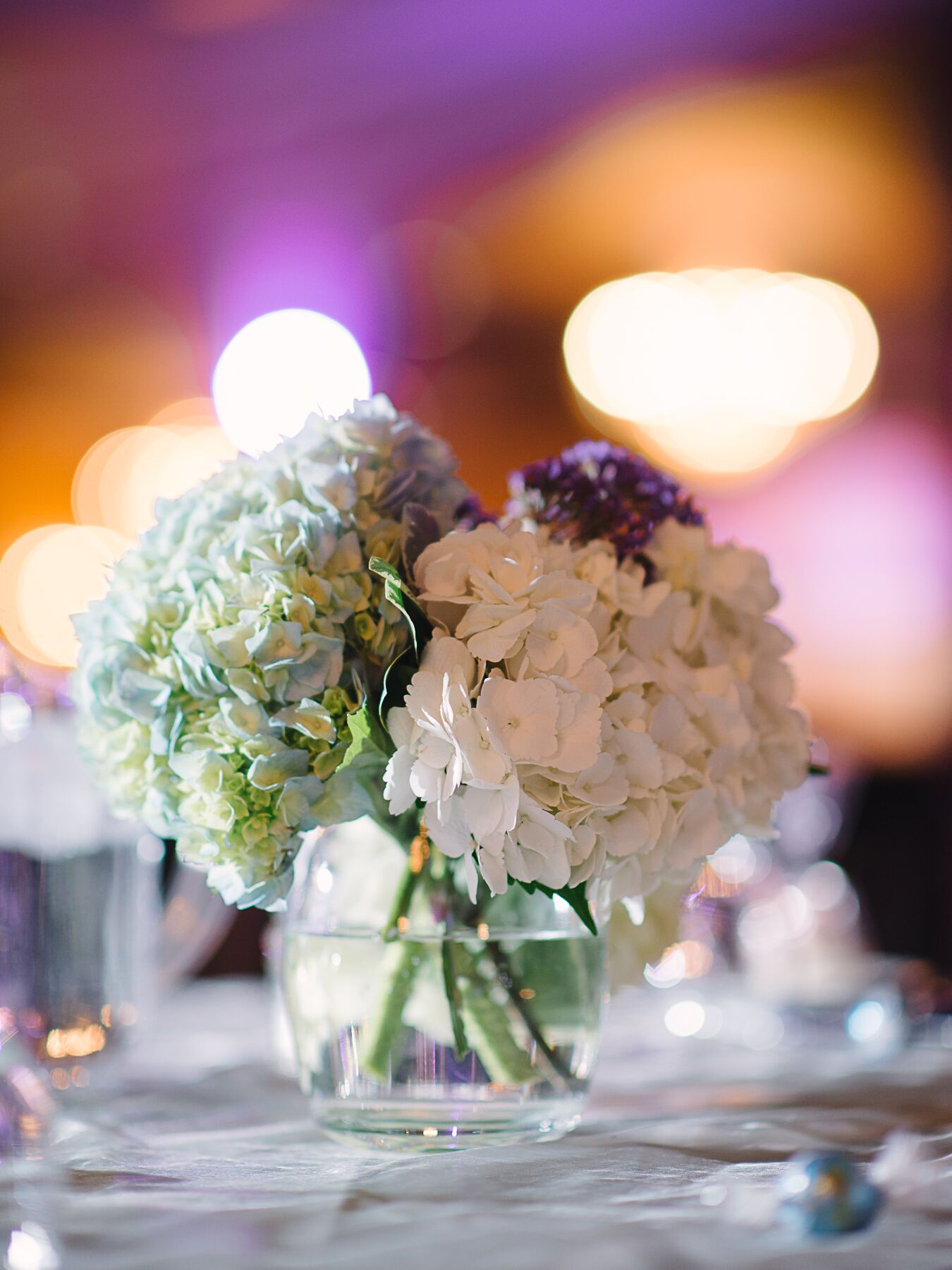 Elegant Hydrangea Centerpieces