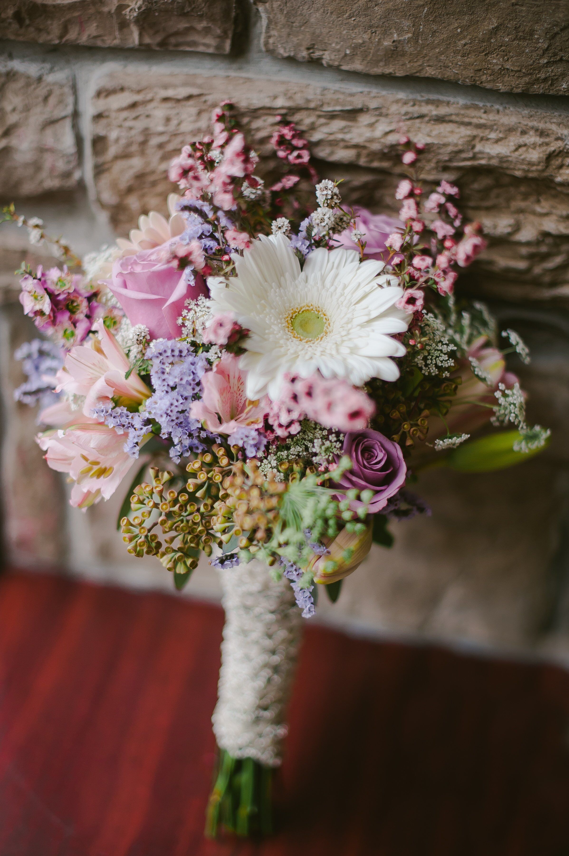 Rustic Spring Bridal Bouquet