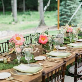 Rustic Ceremony Entrance Display