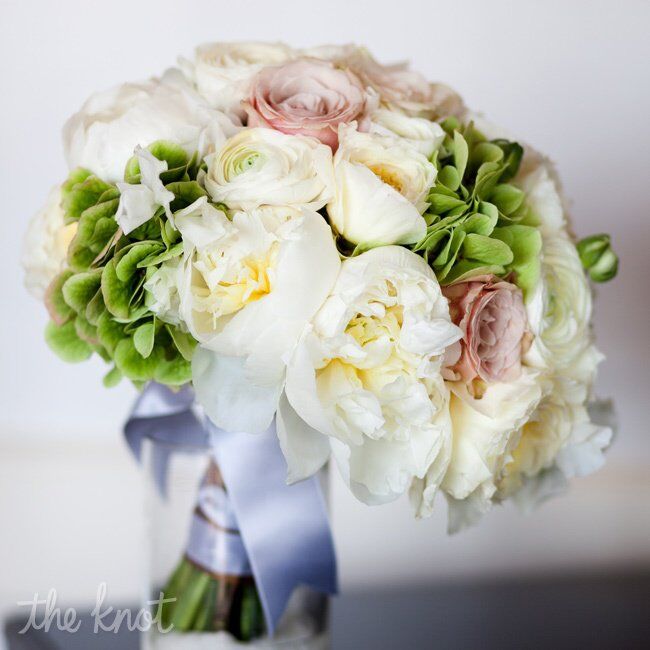 Peony and Hydrangea Bridal Bouquet