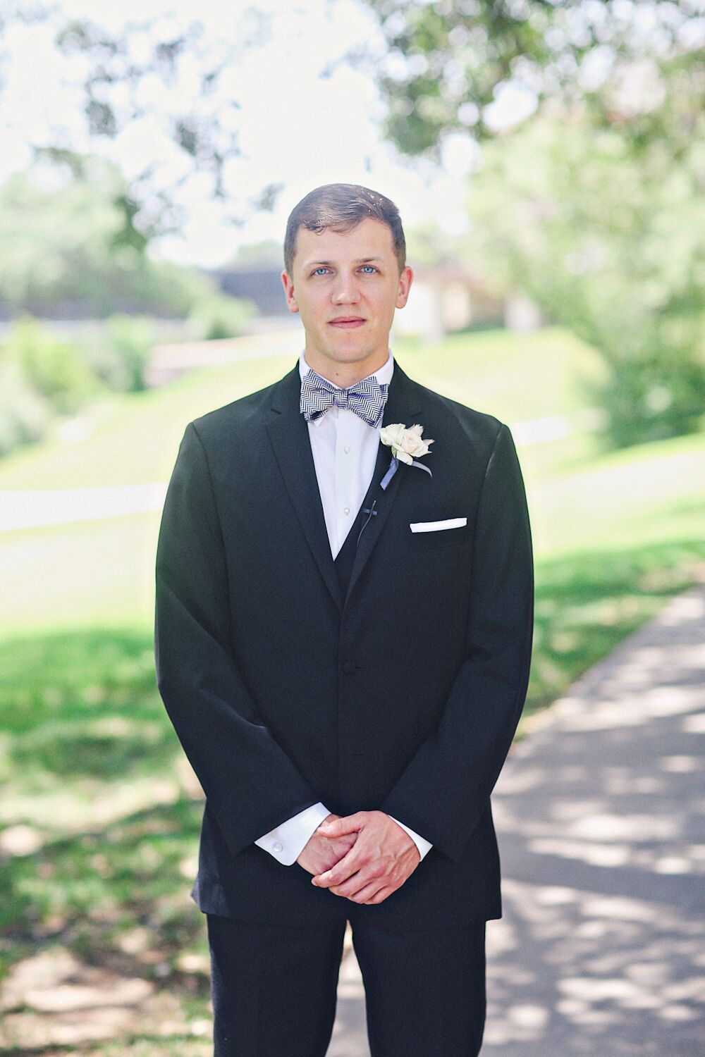 Classic Vera Wang Black Groom Tuxedo