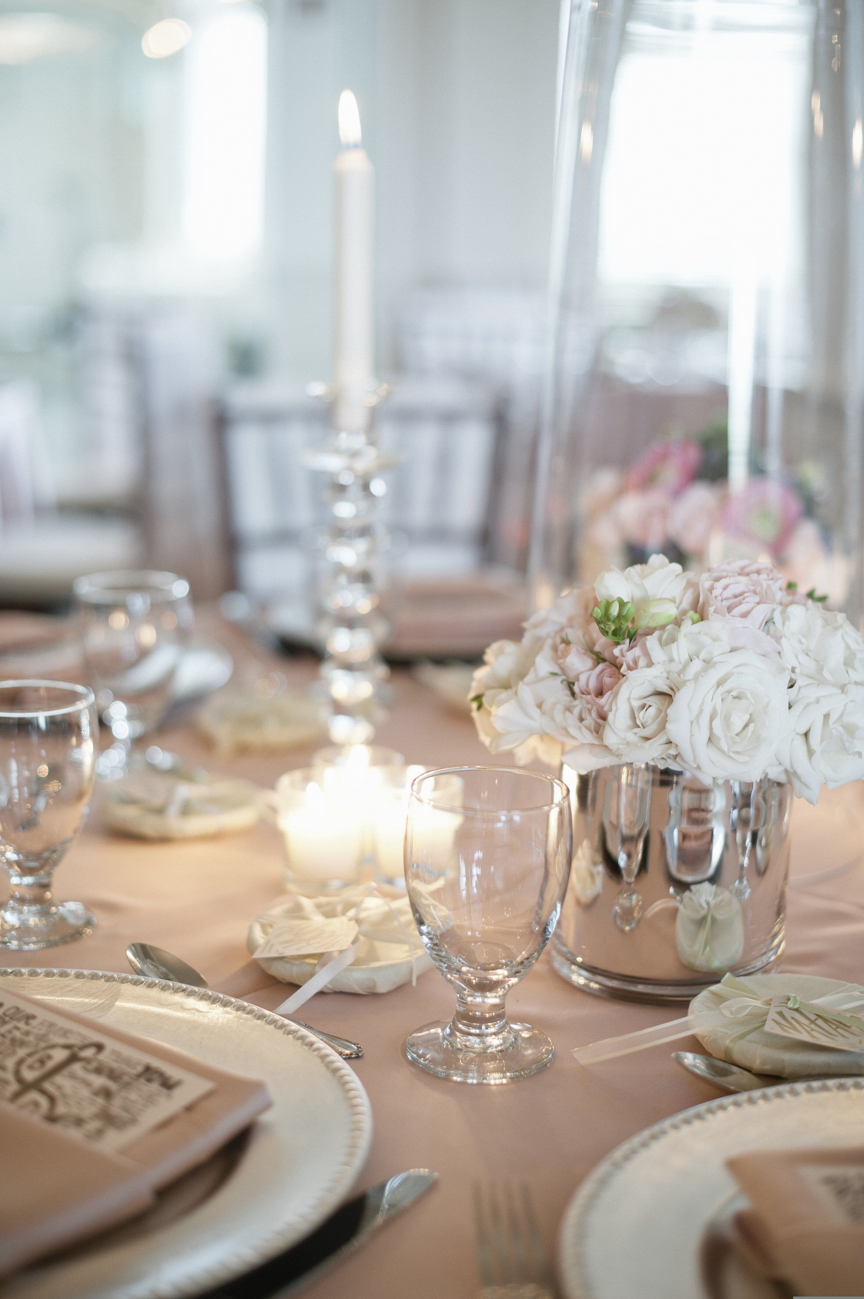 Pastel Reception Decor