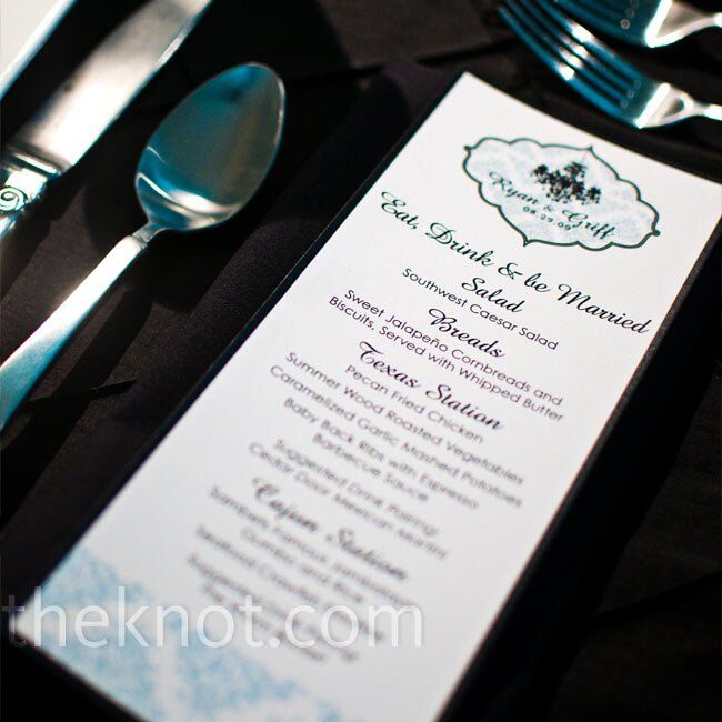 Pattern Menu Cards