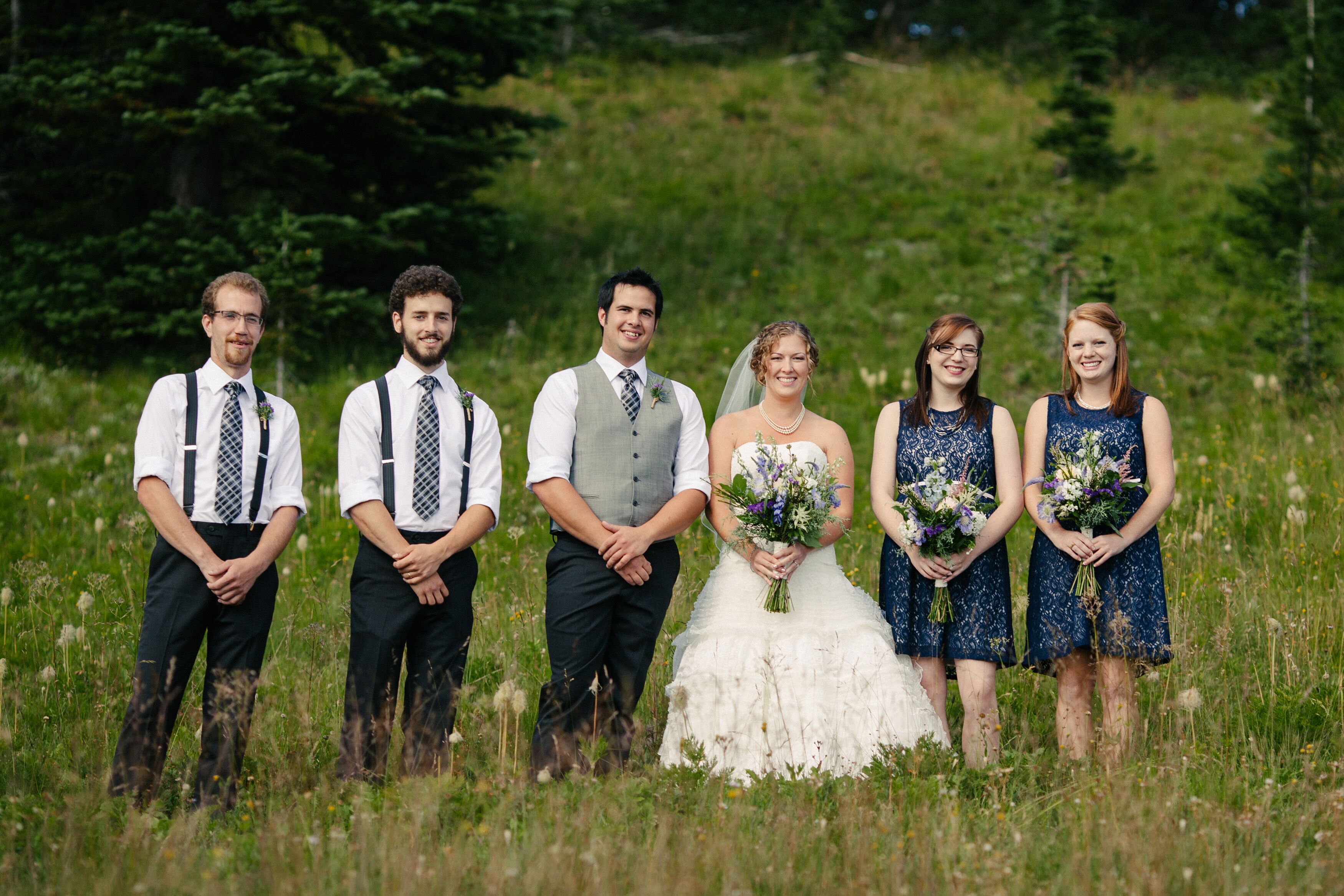 Casual mountain clearance wedding