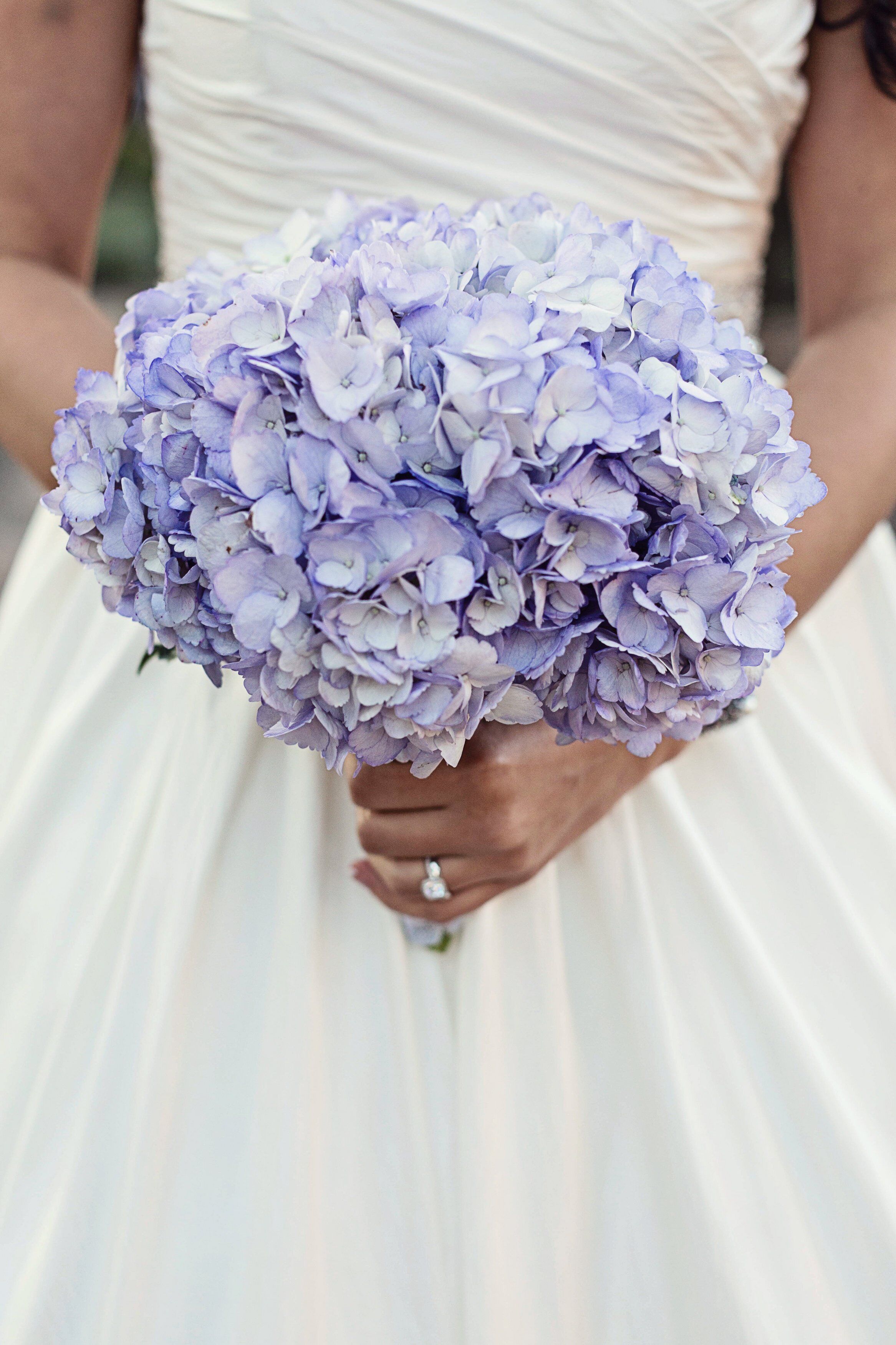 Purple Hydrangea Bridal Bouquet