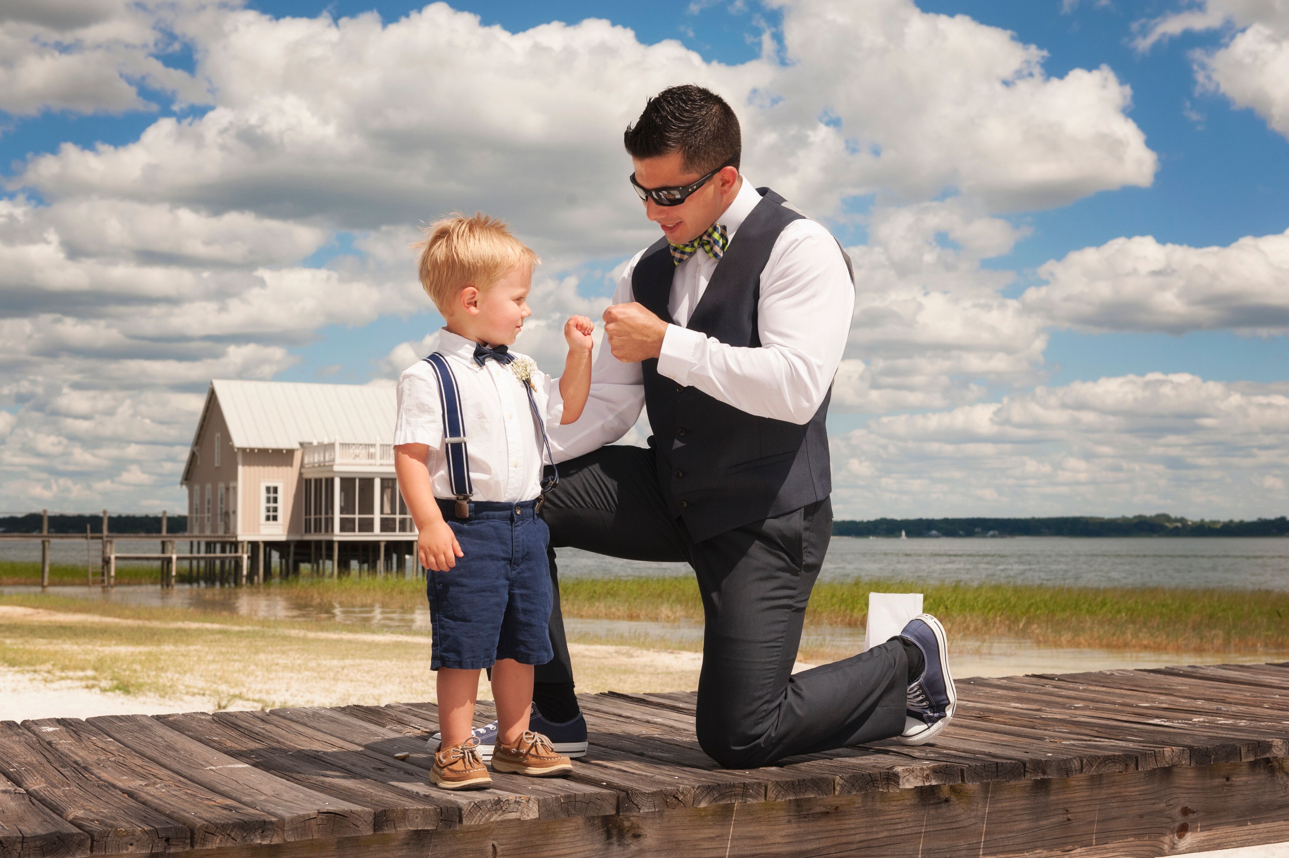 ring bearer outfits with suspenders navy