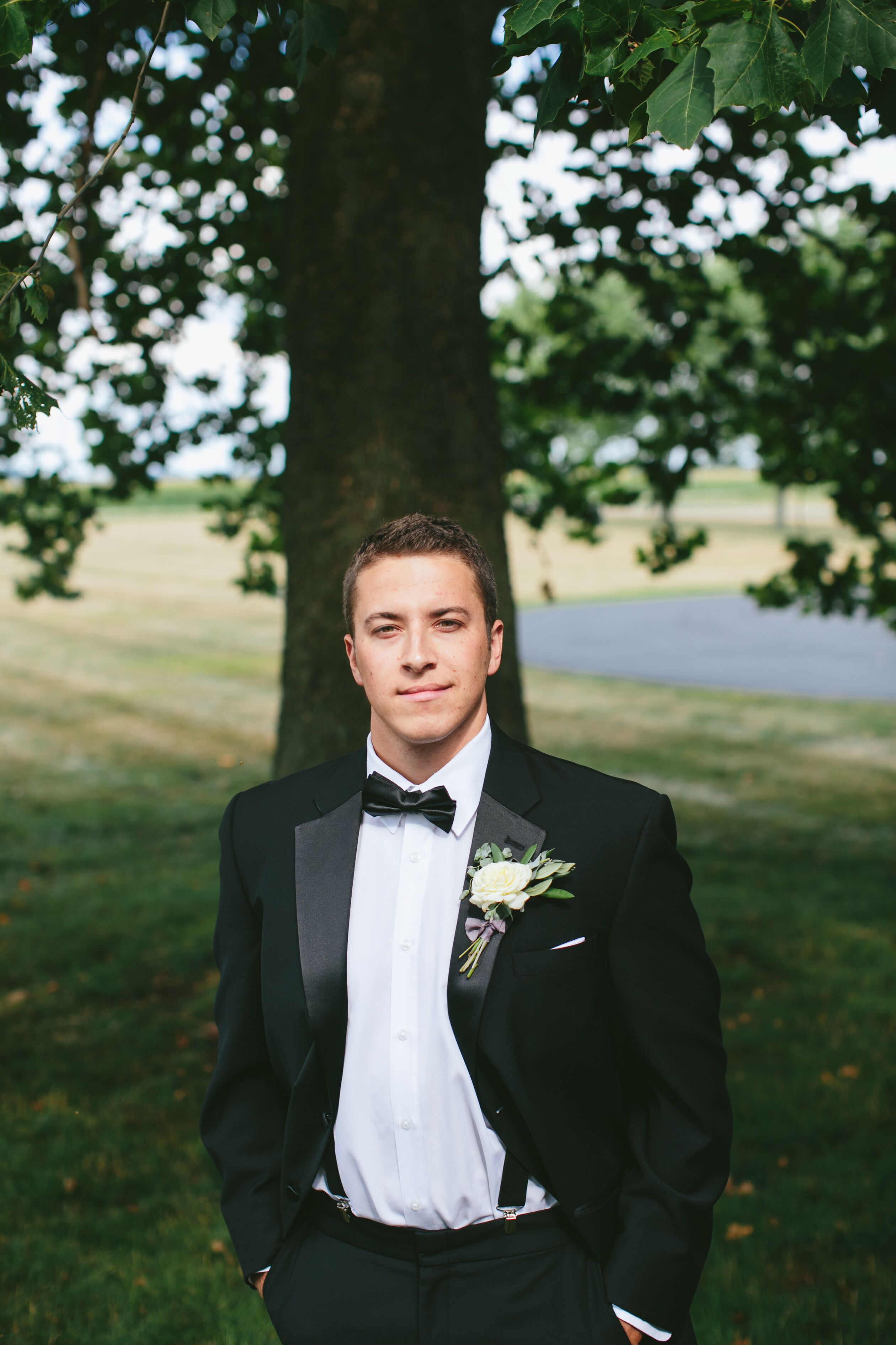 Classic Black-and-White Tux