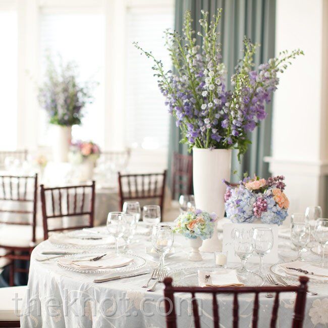 lavender wedding centerpieces