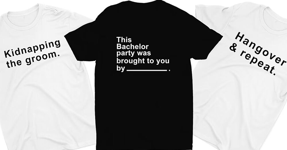14 Unique & Clever Bachelor Party Shirts