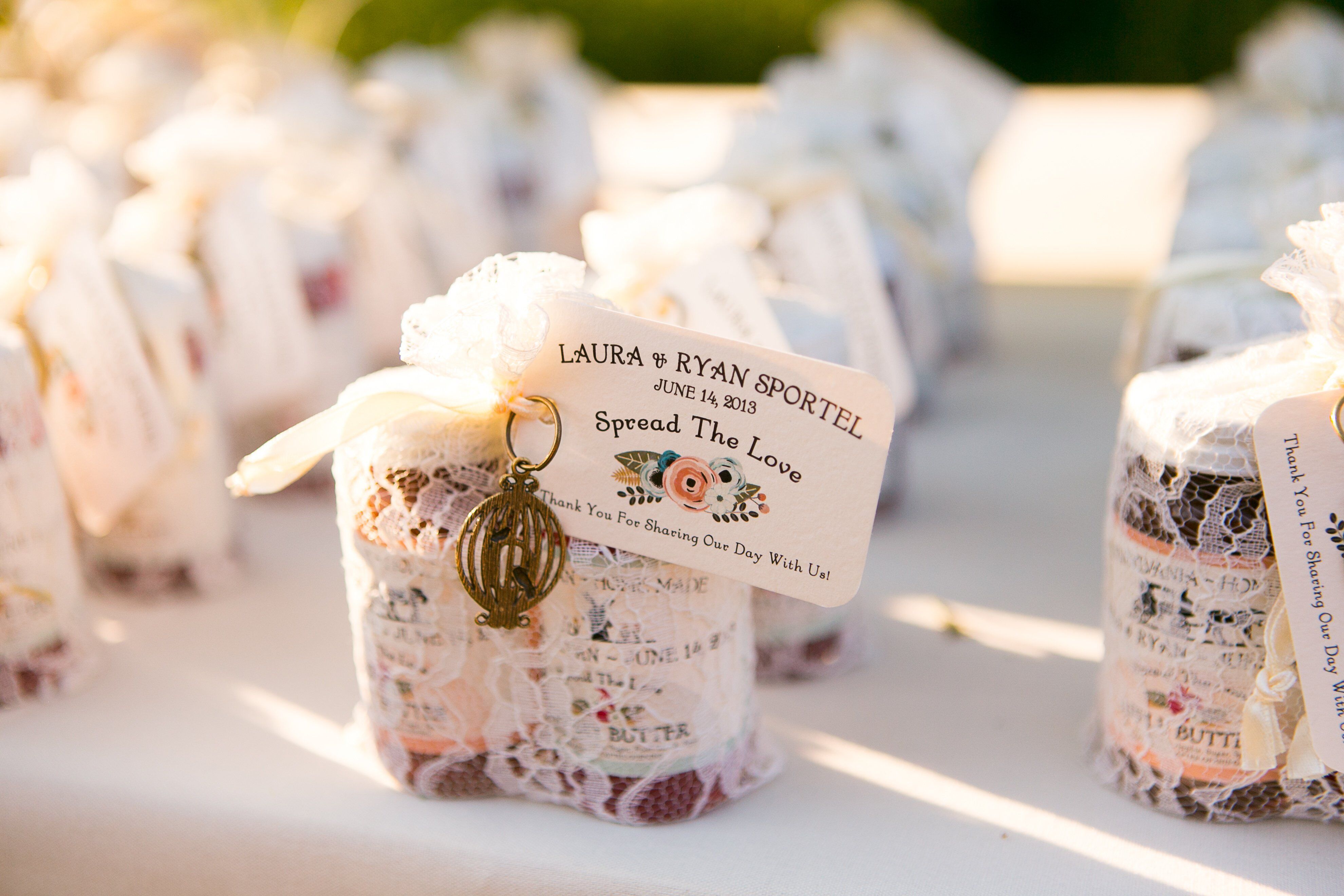 Apple Butter and Cherry Jame Favors