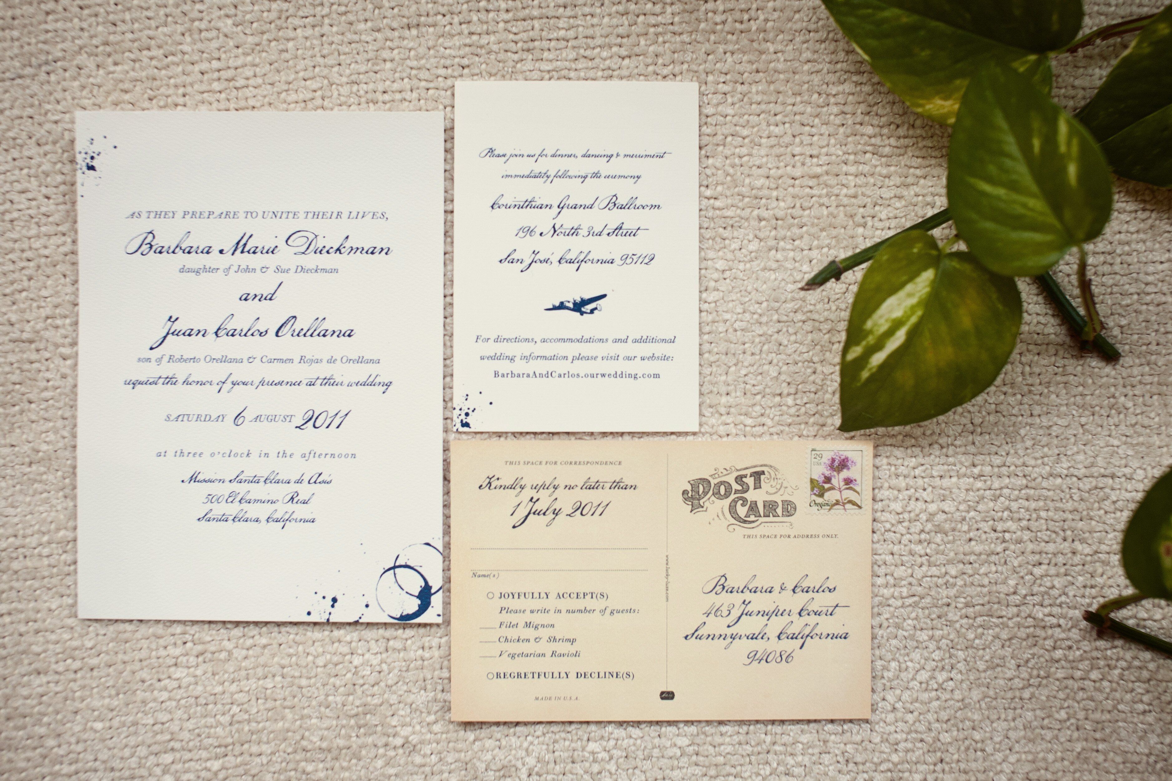 Vintage-Style Wedding Invitations